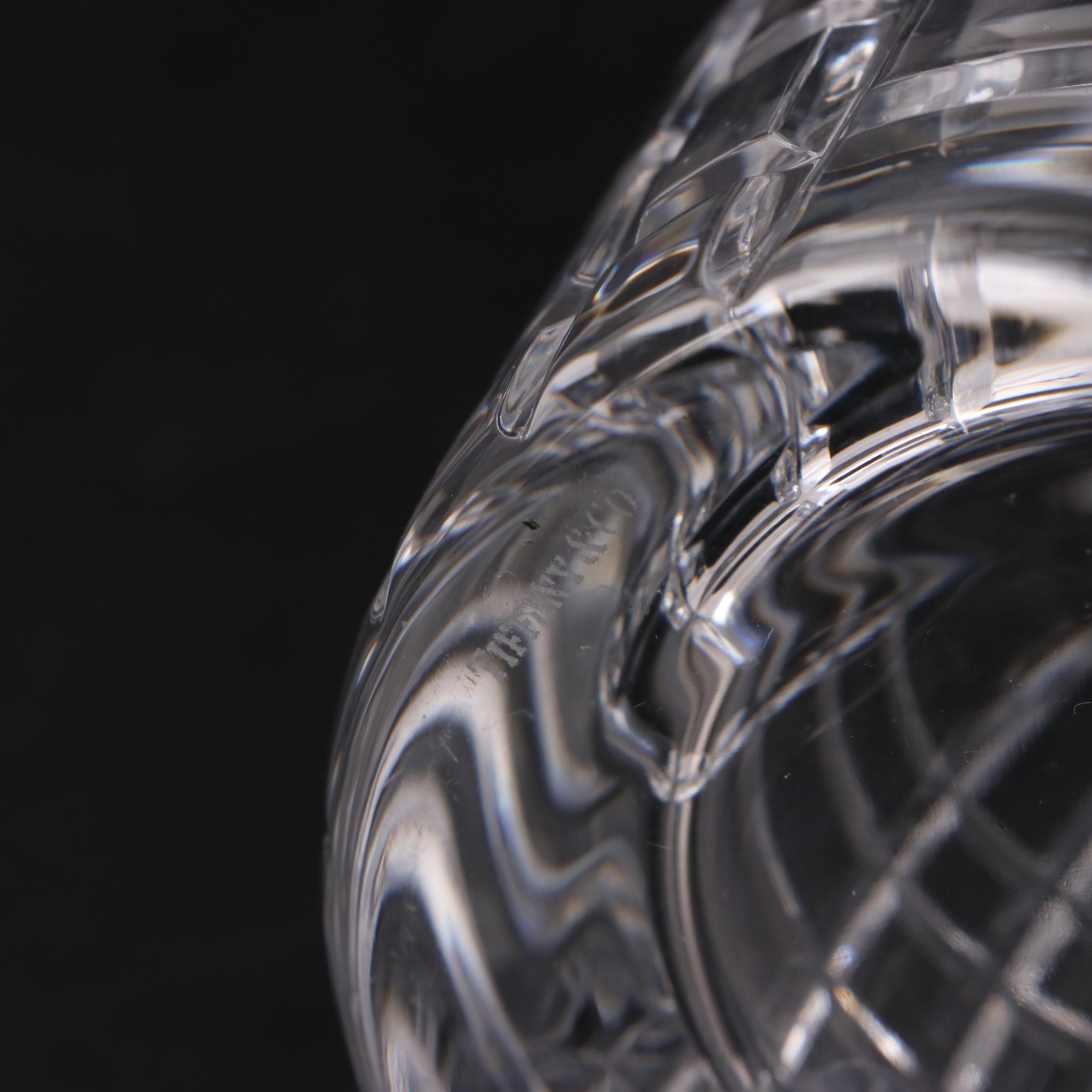 Tiffany & Co. "Plaid" Crystal Cocktail Pitchers