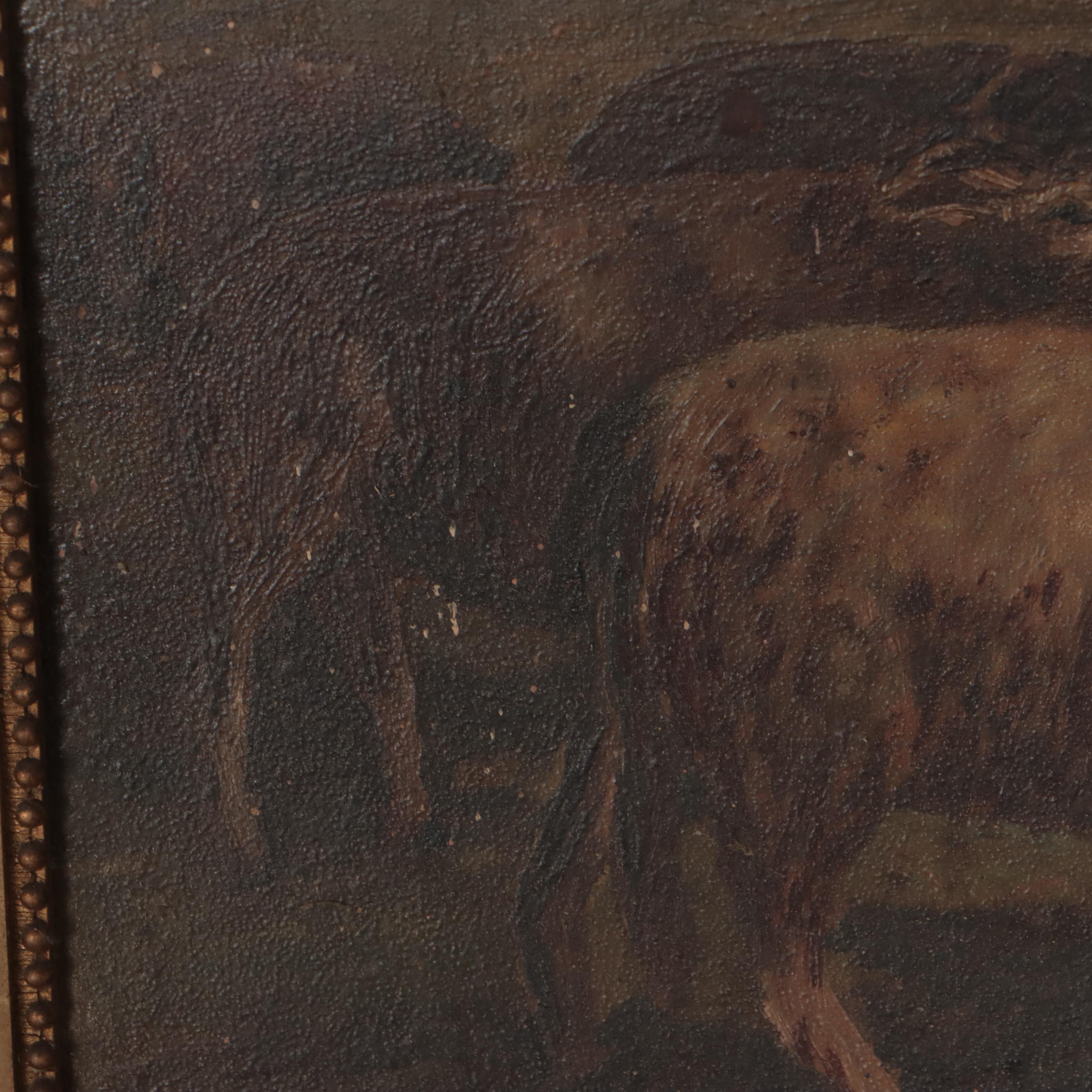 Oil Painting of Sheep