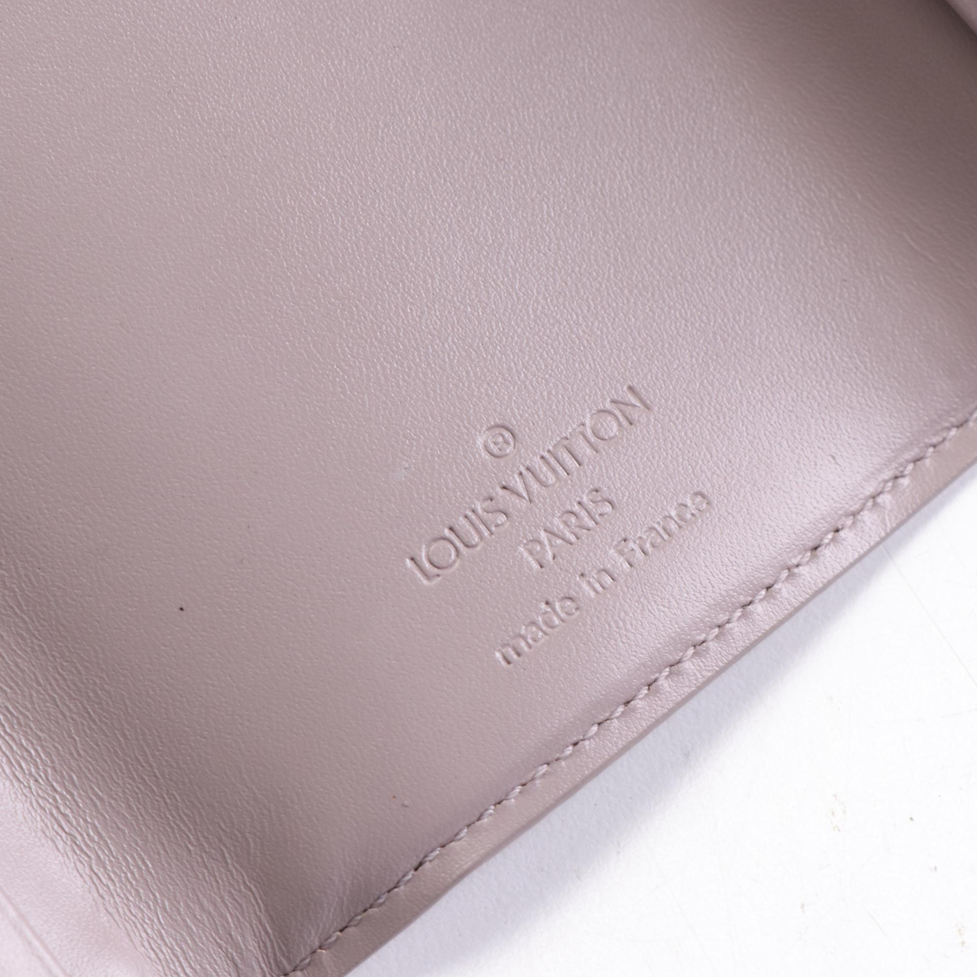 Louis Vuitton Porte Monnaie Elastique Wallet in Lilac Epi Leather