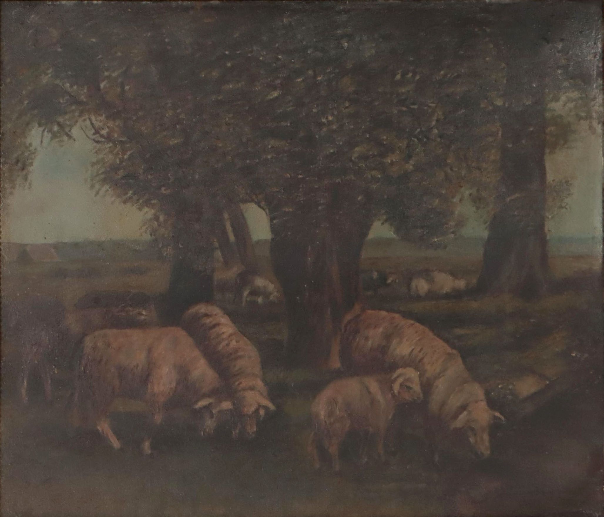 Oil Painting of Sheep