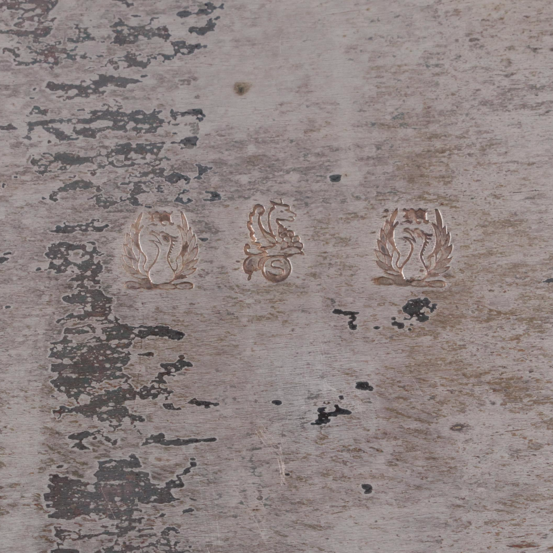 Theodore B. Starr Silver Plate Footed Tray, Early 20th Century