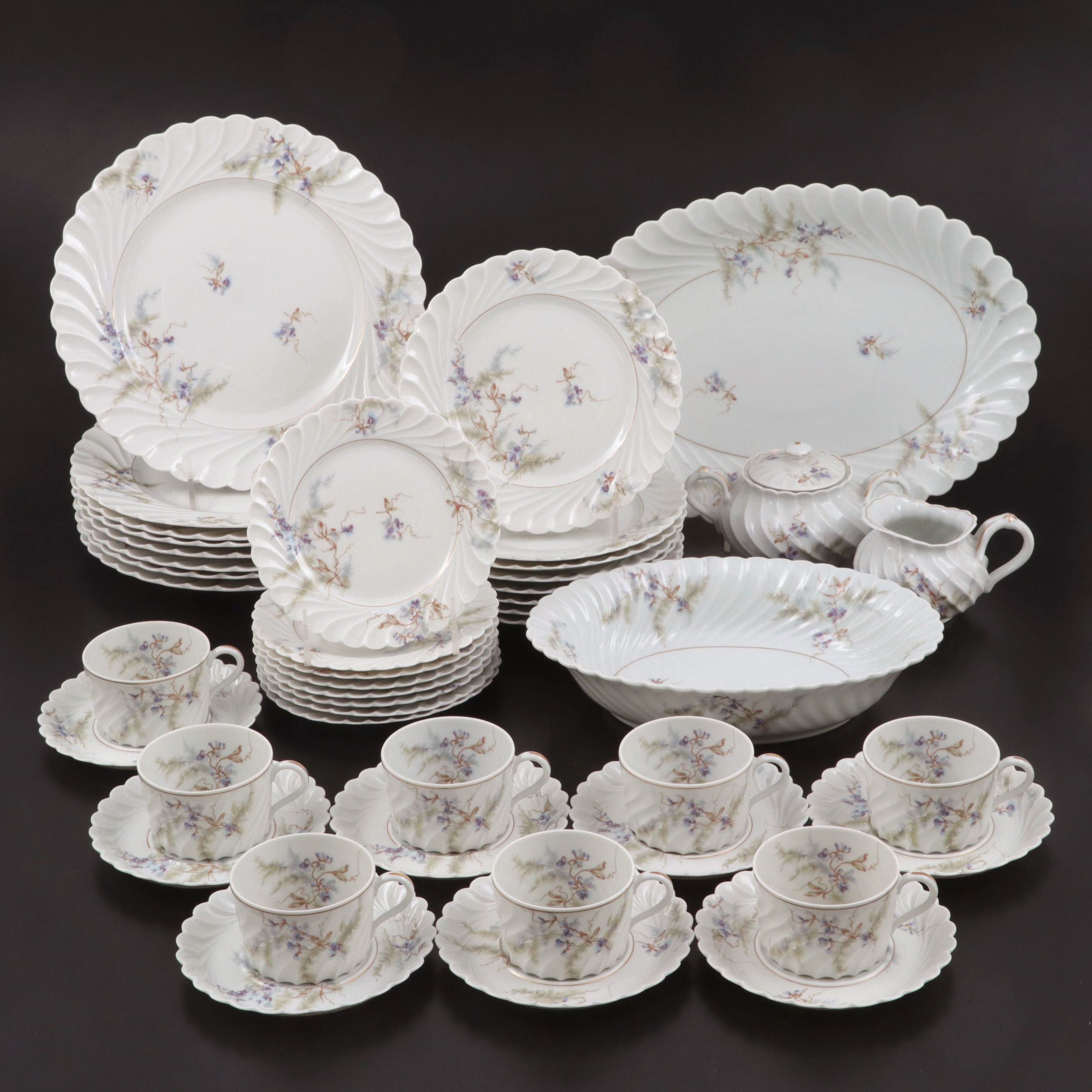 Haviland "Orsay" Limoges Porcelain Dinnerware, 1962-1987