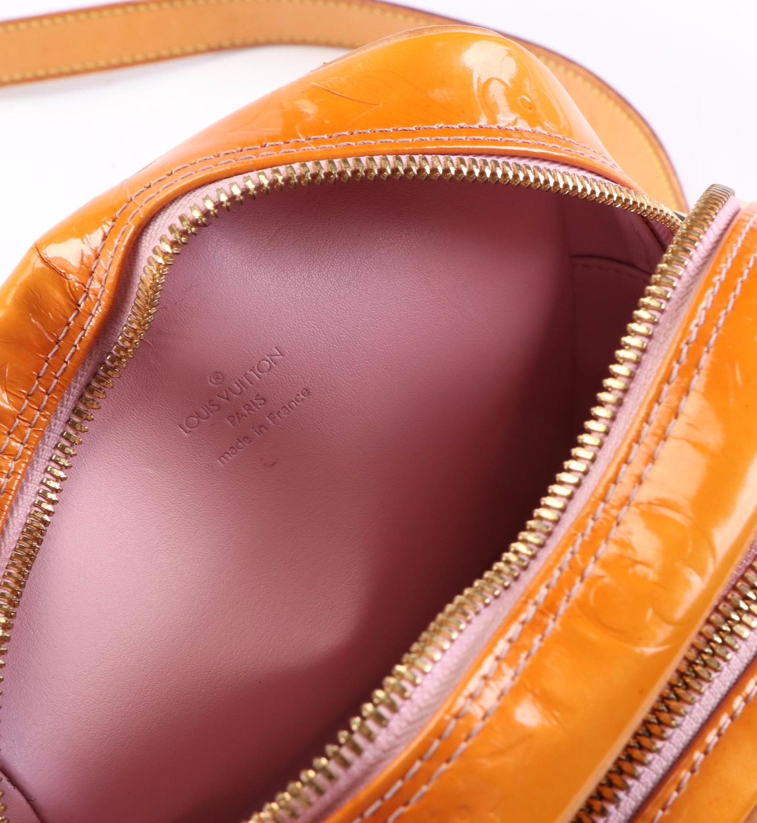 Louis Vuitton Wooster Camera Bag in Monogram Vernis and Vachetta Leather