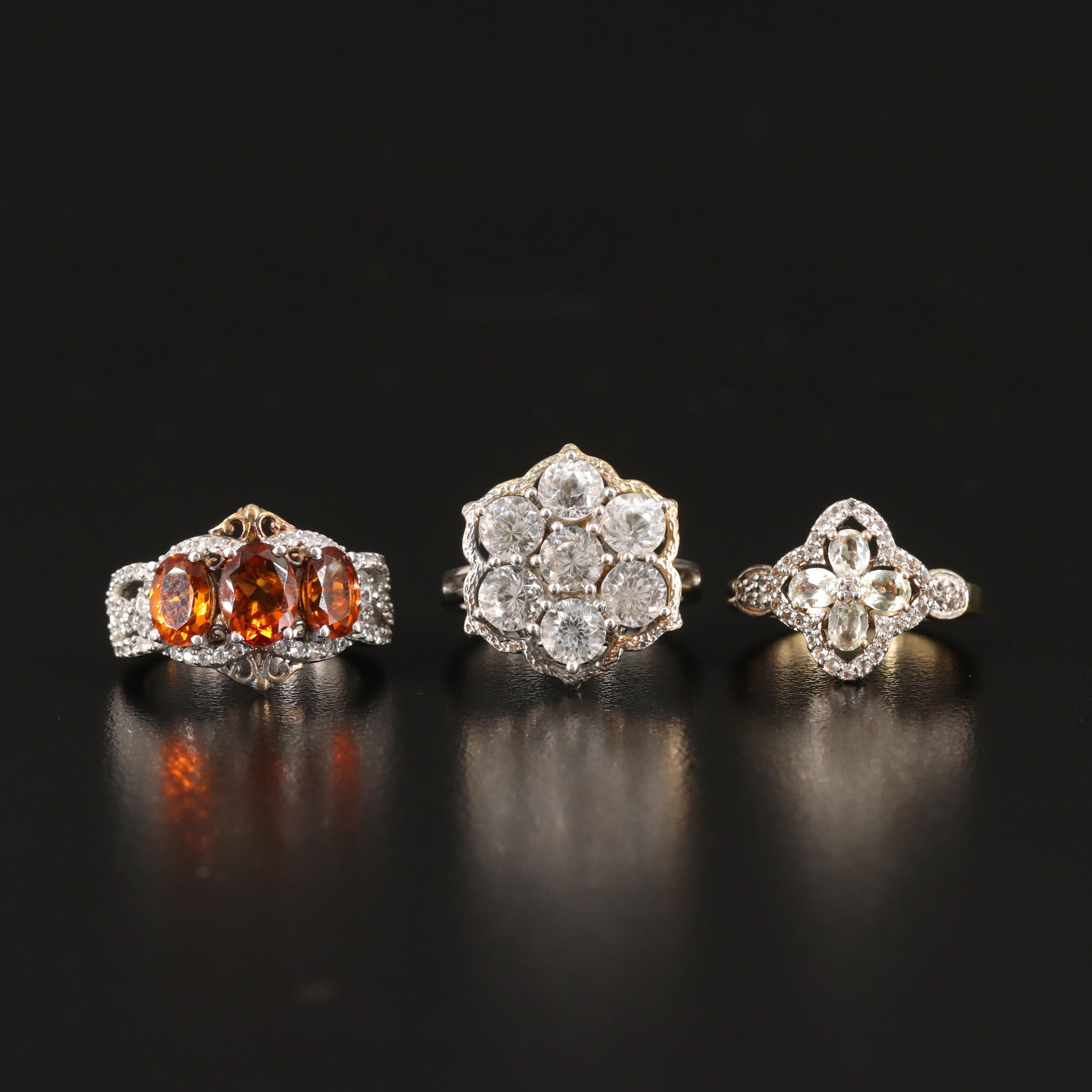 Kunzite, Zultanite and Zircon Featured in Sterling Rings