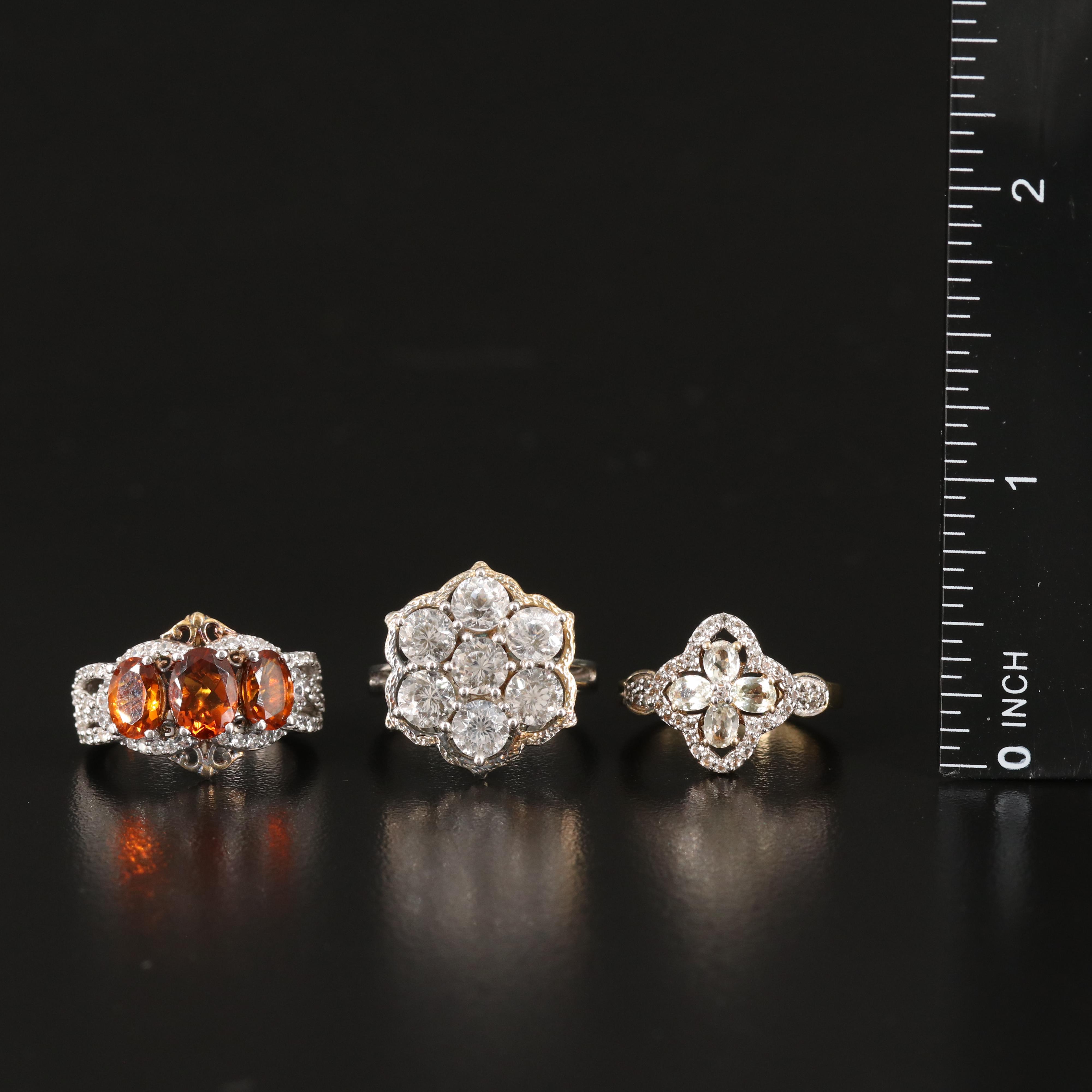 Kunzite, Zultanite and Zircon Featured in Sterling Rings