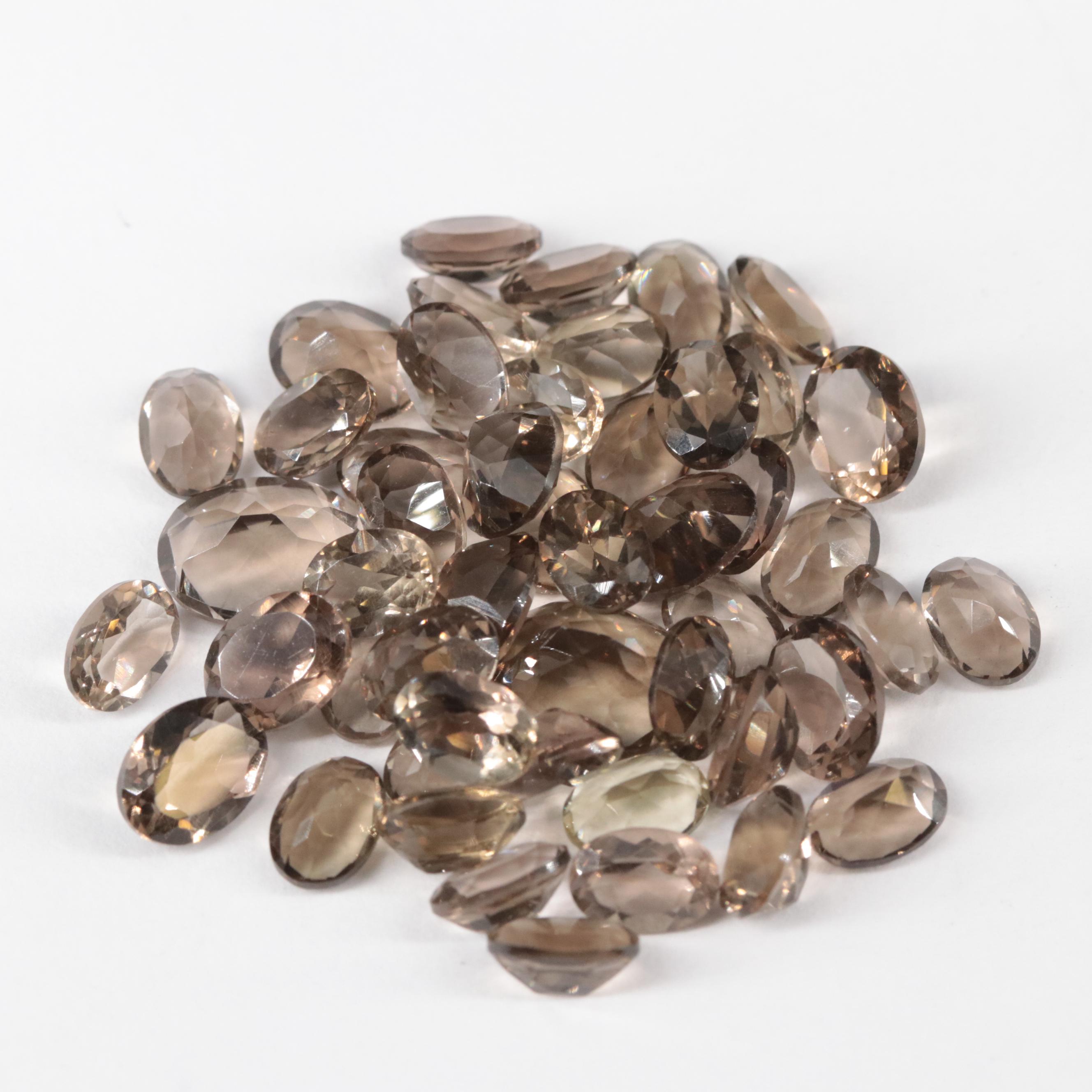 Loose 42.45 CTW Smoky Quartz