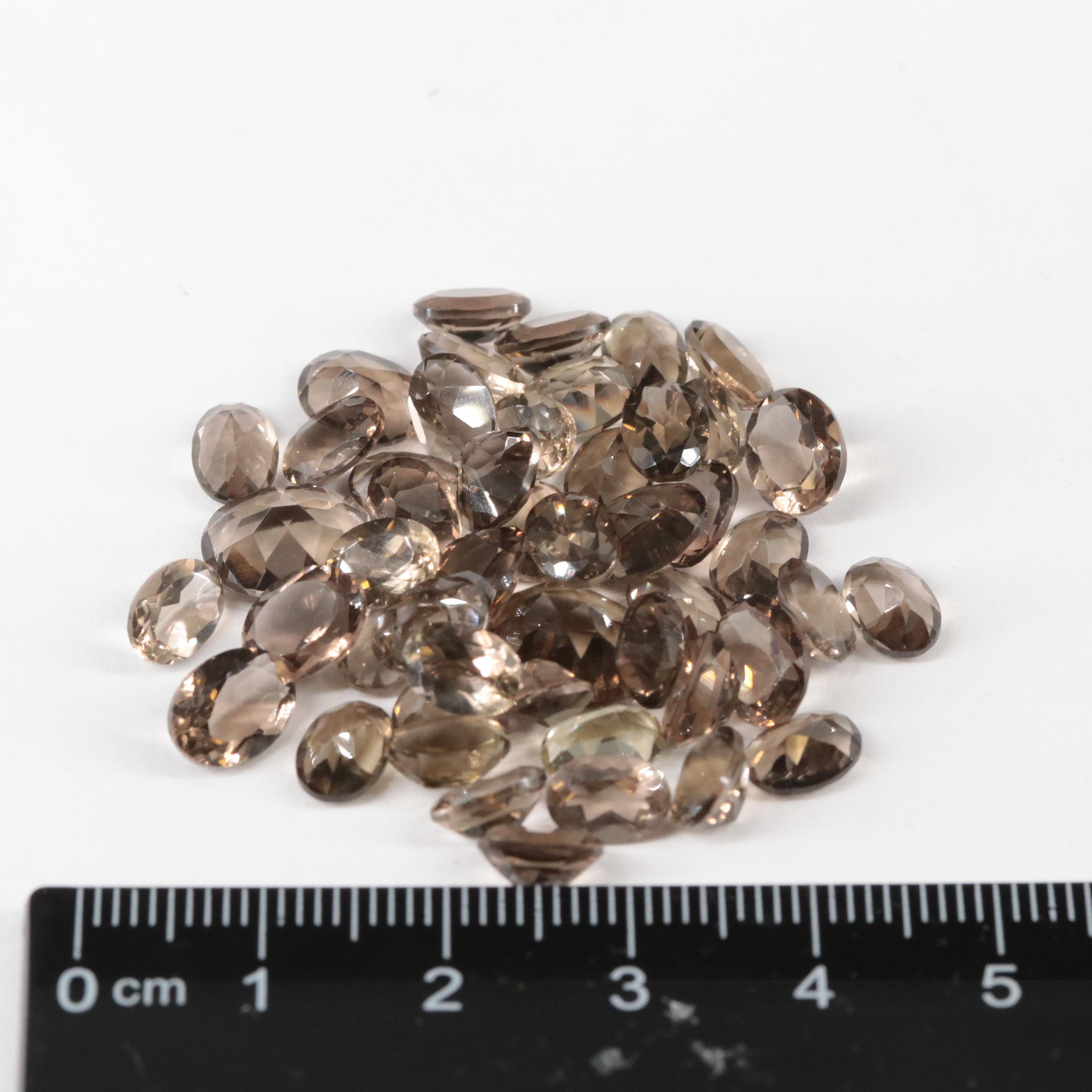 Loose 42.45 CTW Smoky Quartz