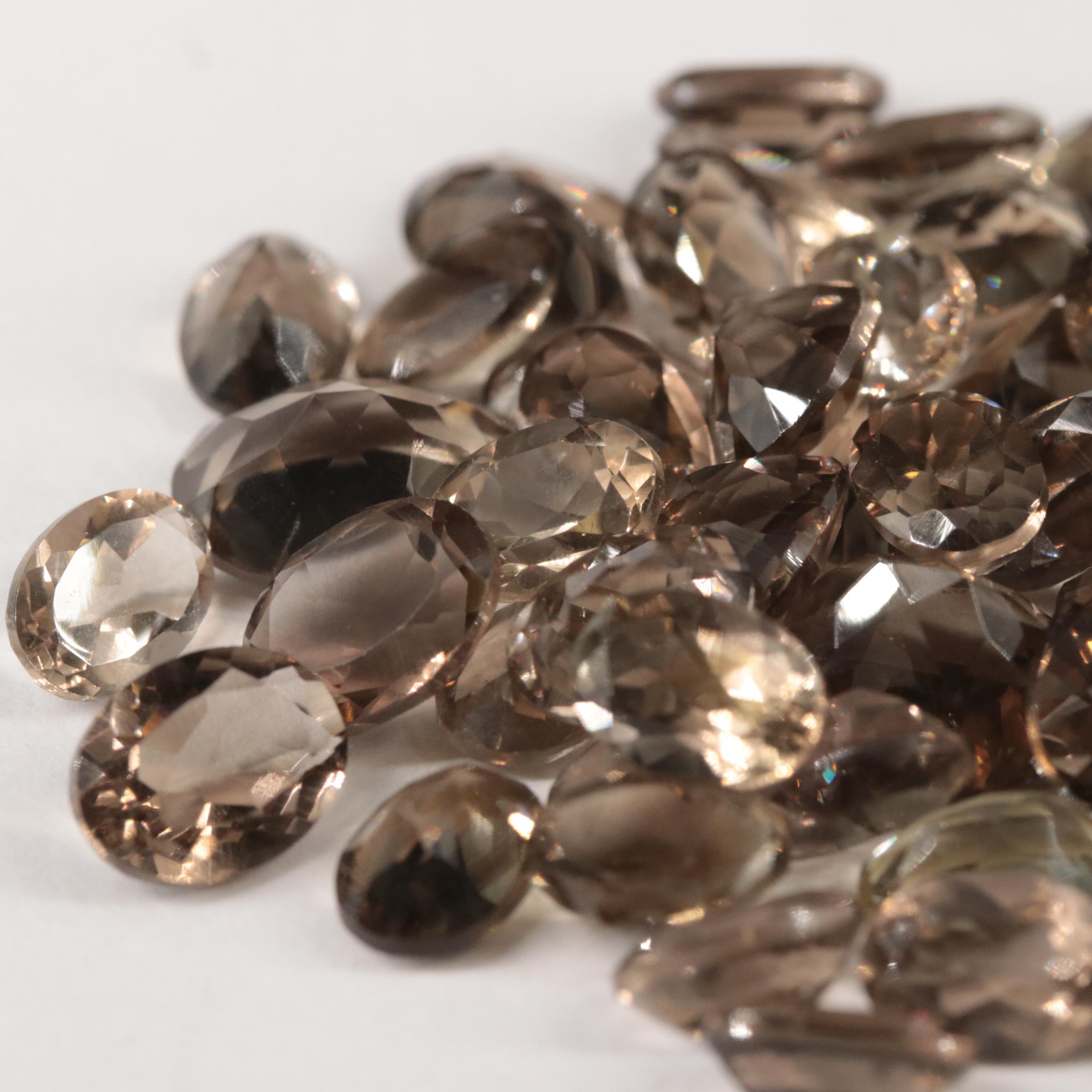 Loose 42.45 CTW Smoky Quartz