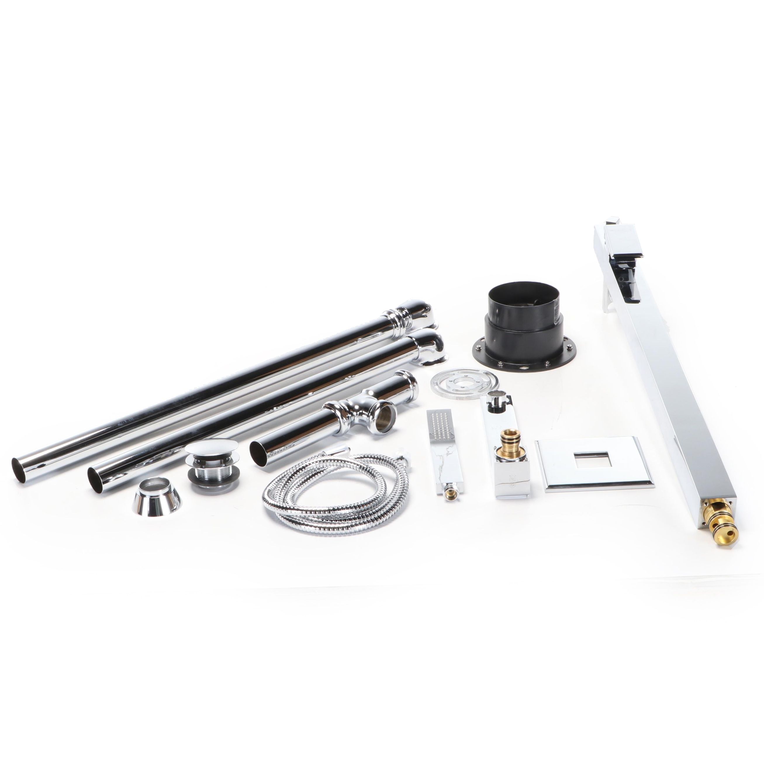 Chrome Freestanding Tub Faucet and Hand Shower