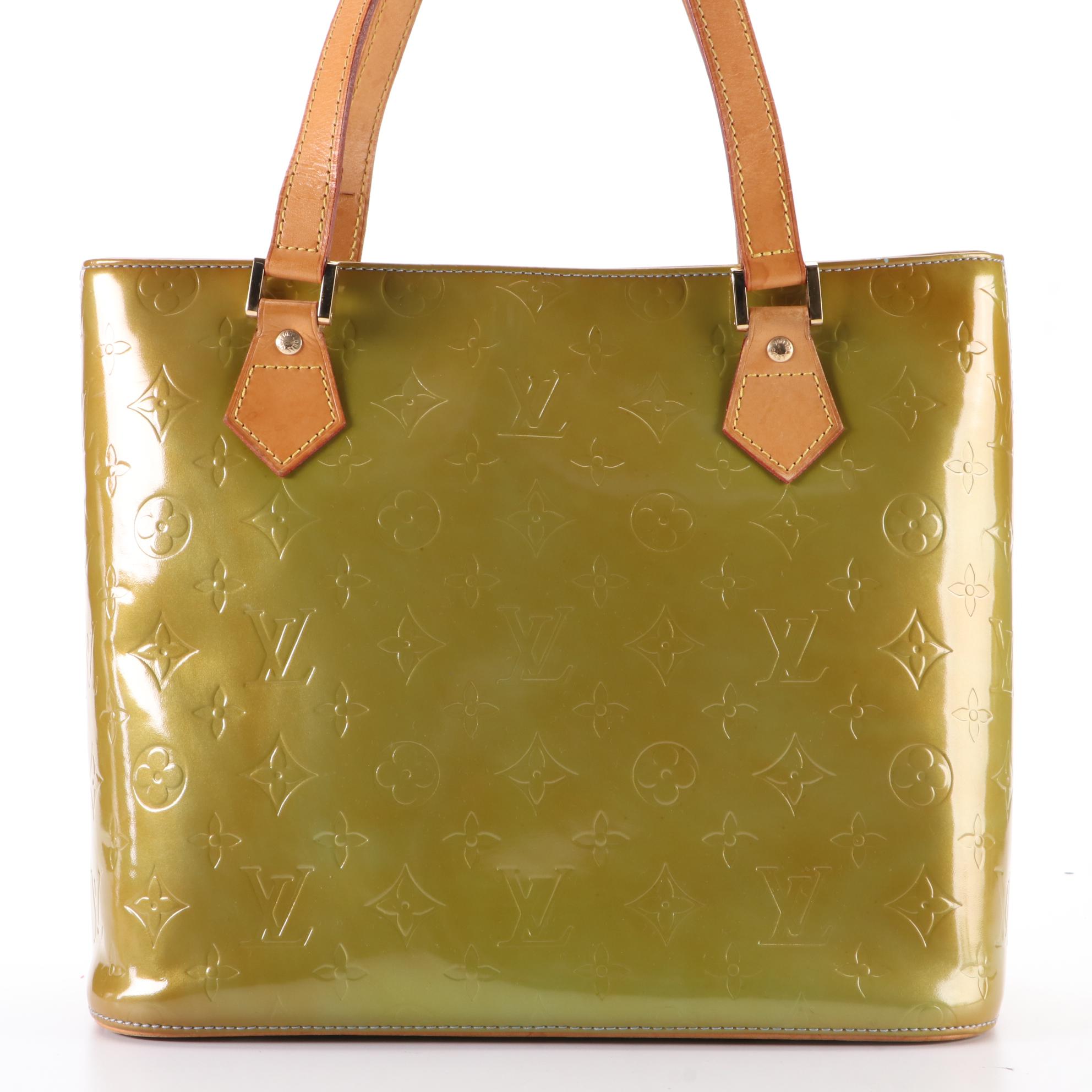 Louis Vuitton Houston Tote in Monogram Vernis and Vachetta Leather