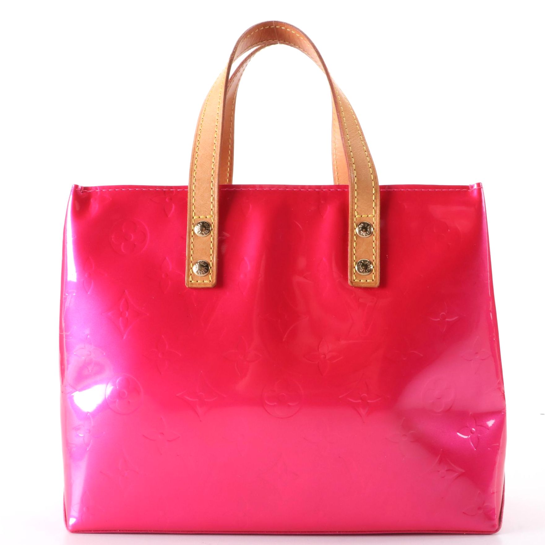 Louis Vuitton Reade PM in Fuchsia Monogram Vernis