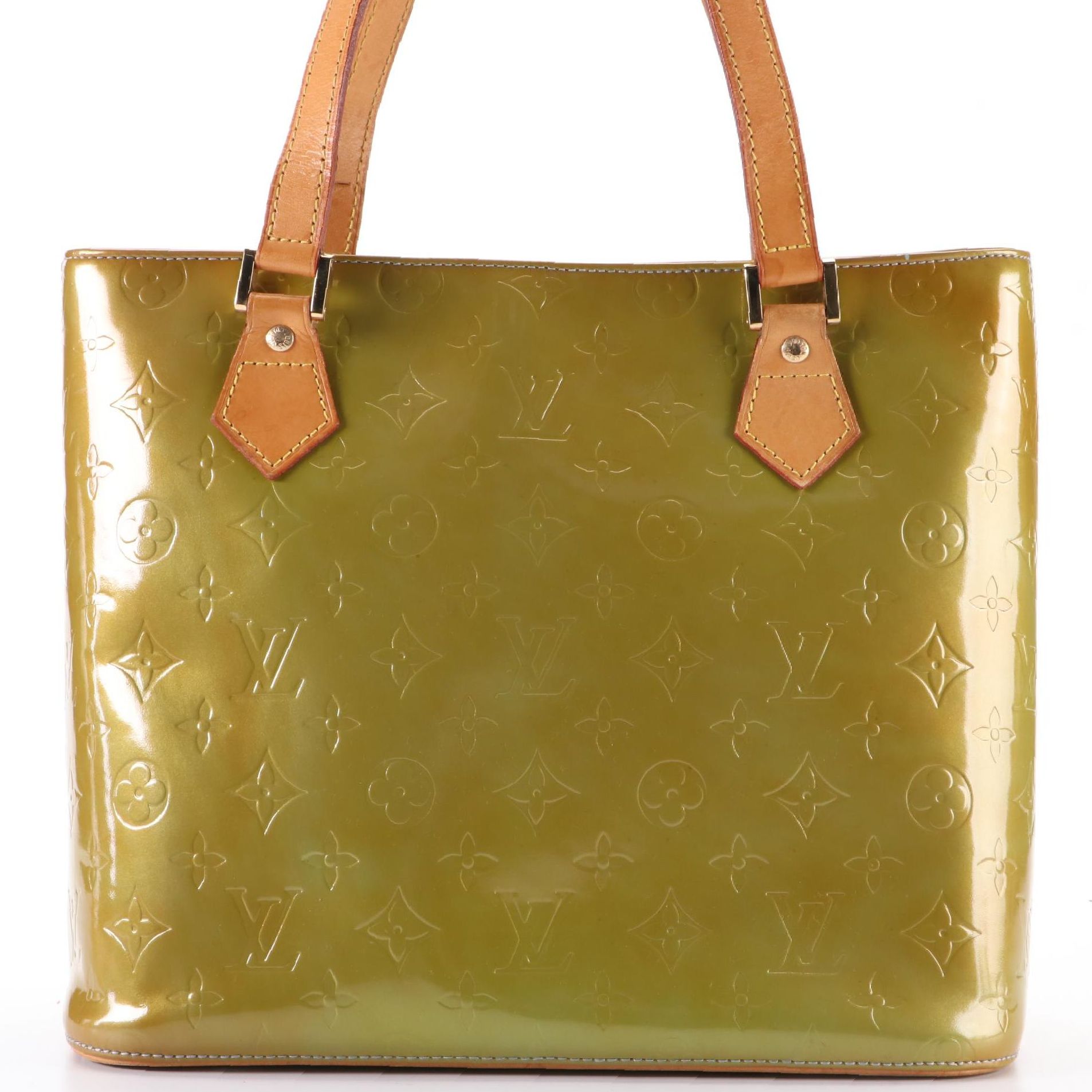 Louis Vuitton Houston Tote in Monogram Vernis and Vachetta Leather