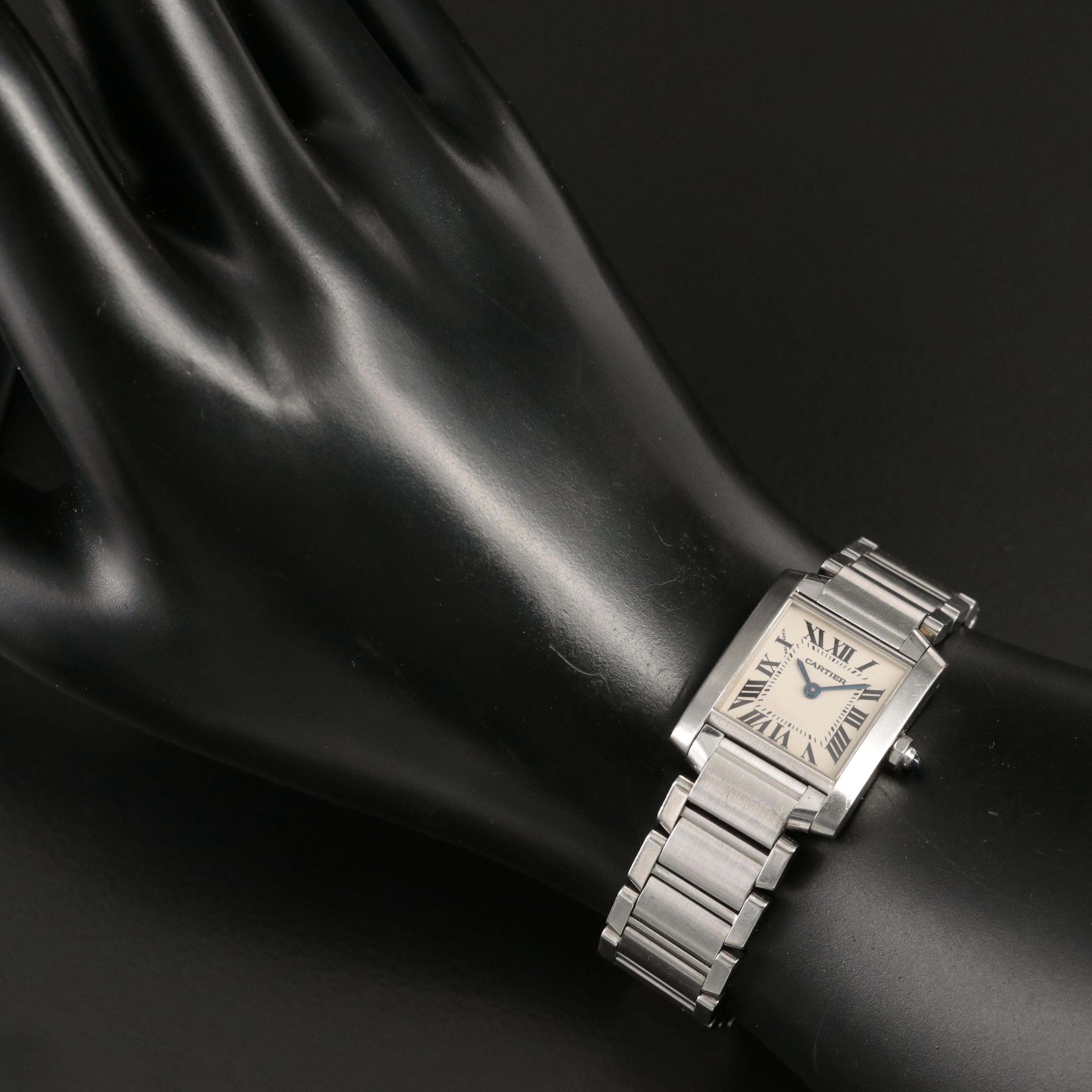 Cartier Tank Francaise Stainless Steel Watch