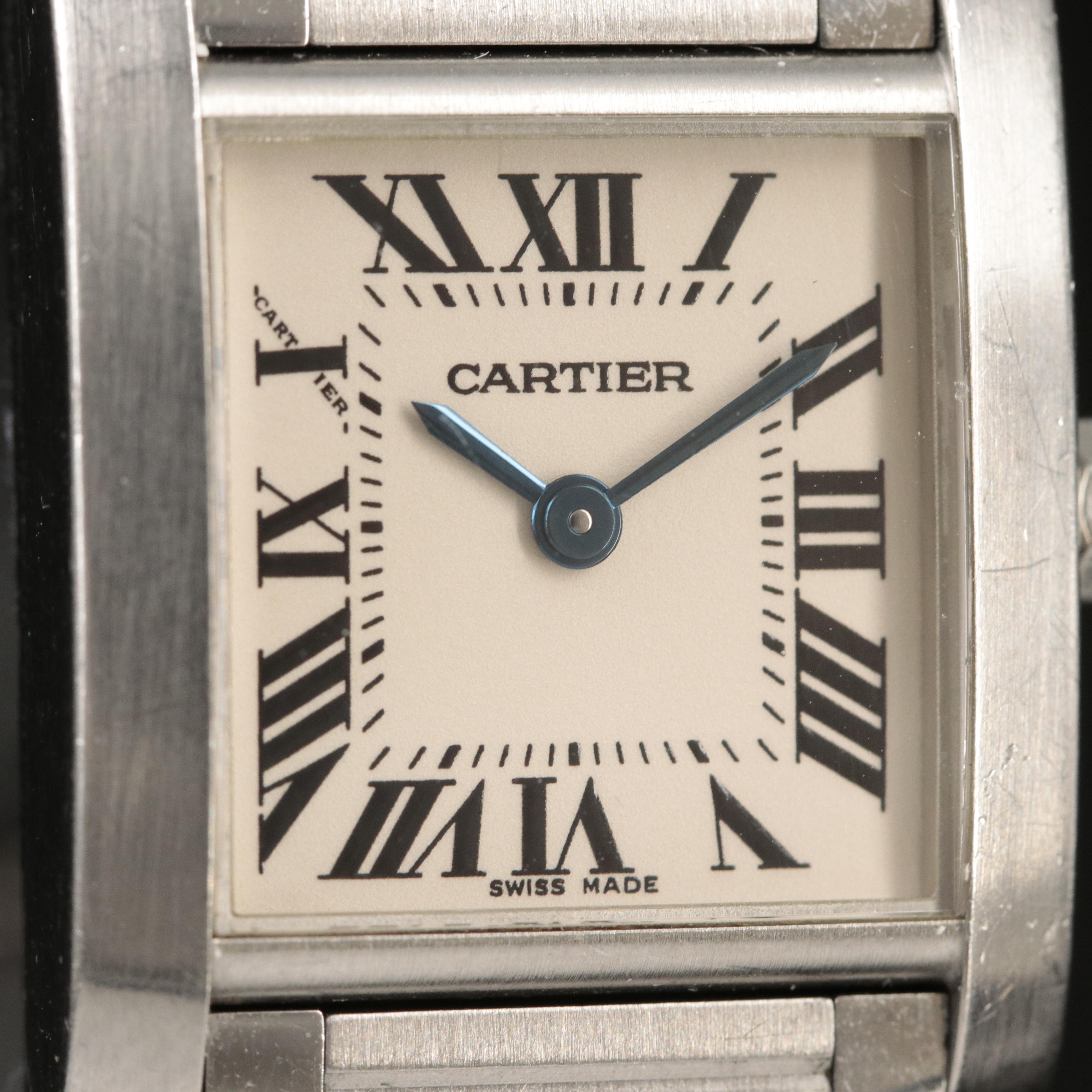 Cartier Tank Francaise Stainless Steel Watch