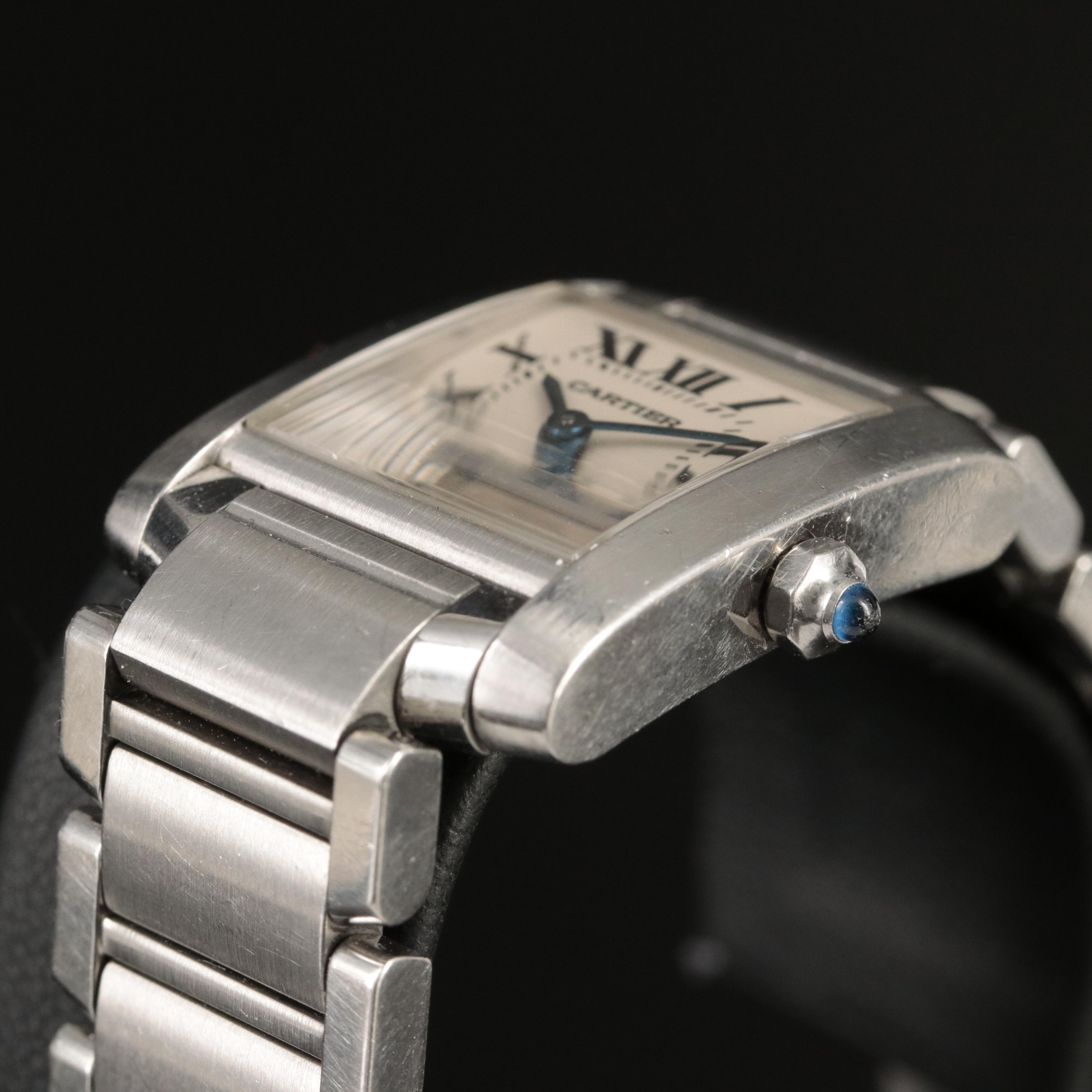 Cartier Tank Francaise Stainless Steel Watch