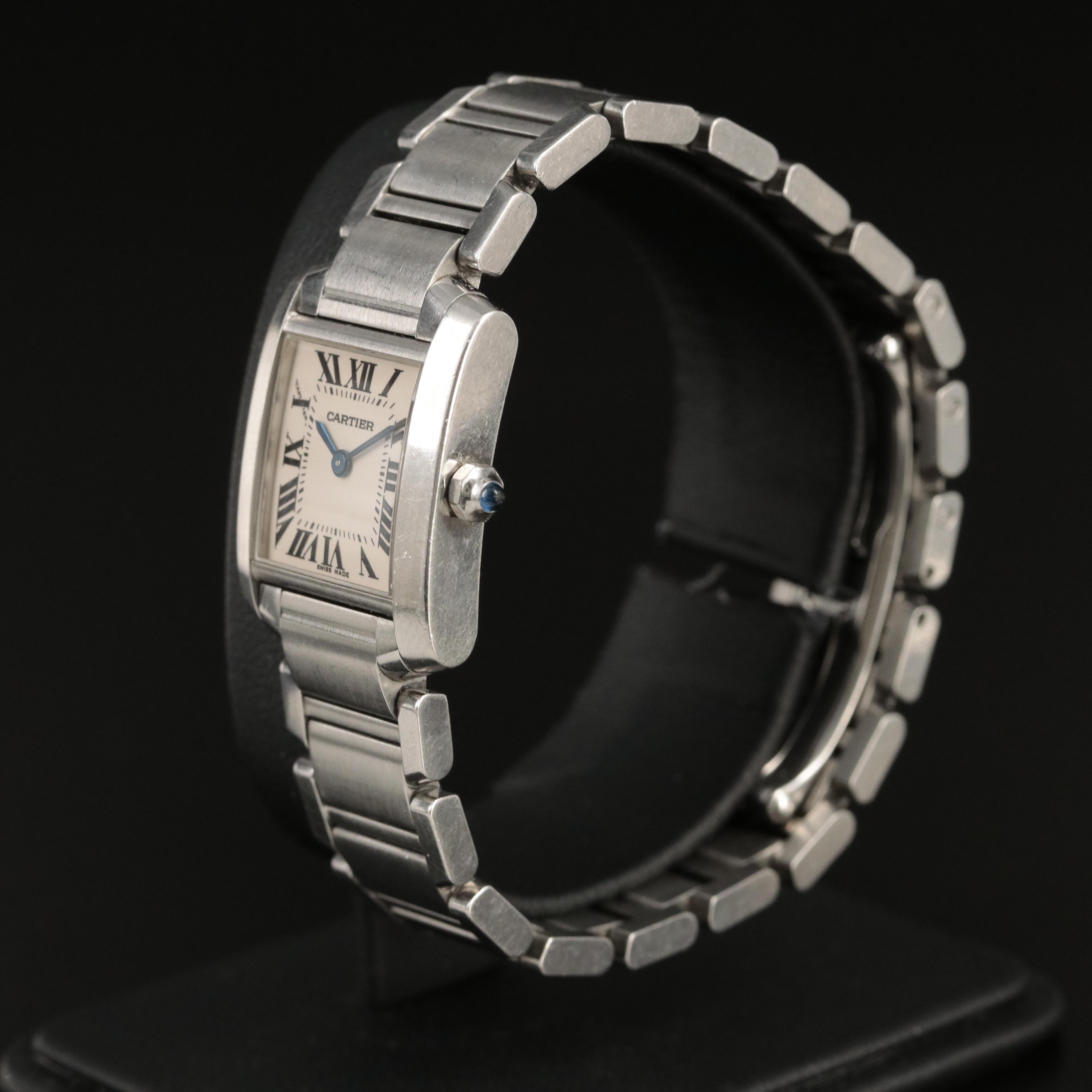 Cartier Tank Francaise Stainless Steel Watch