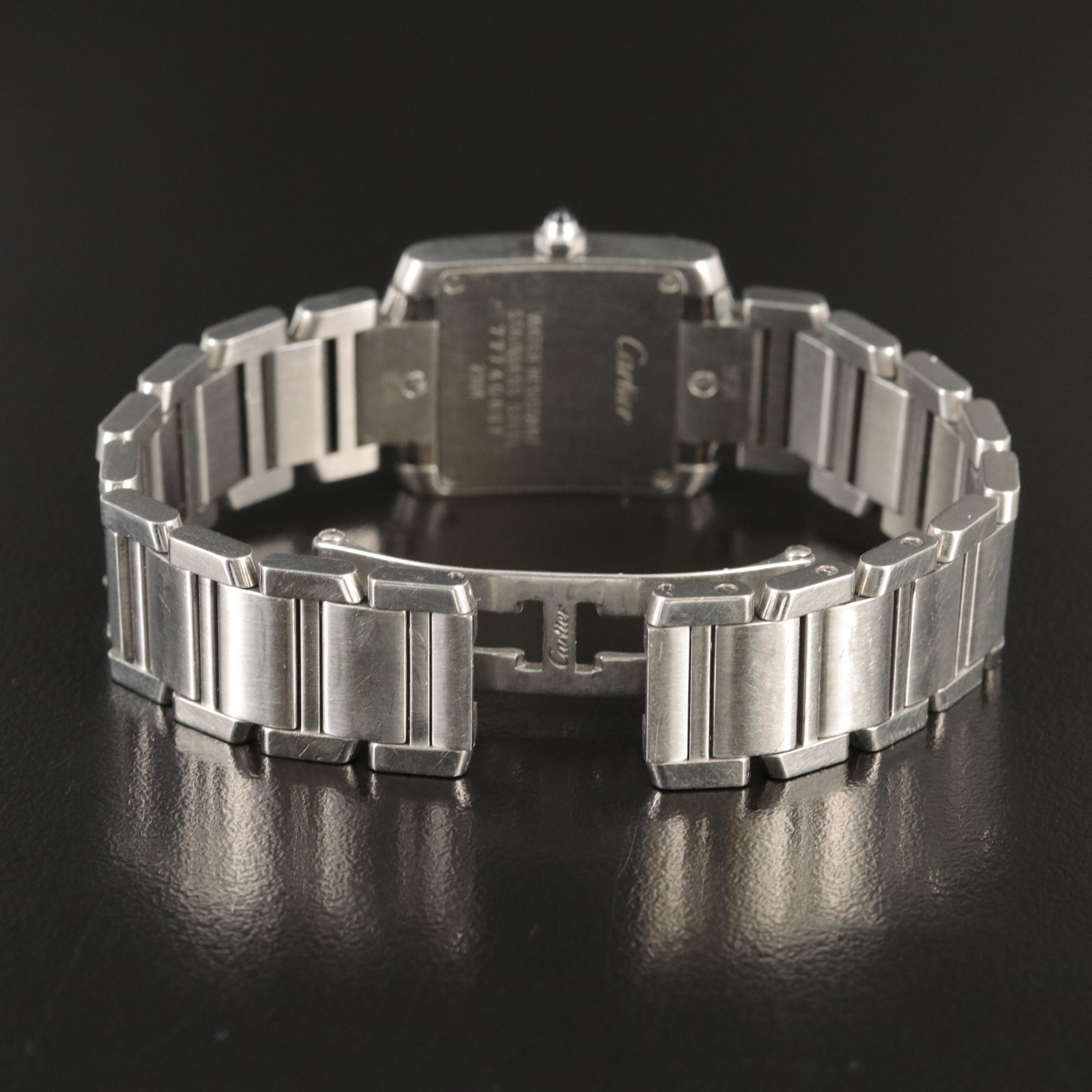 Cartier Tank Francaise Stainless Steel Watch