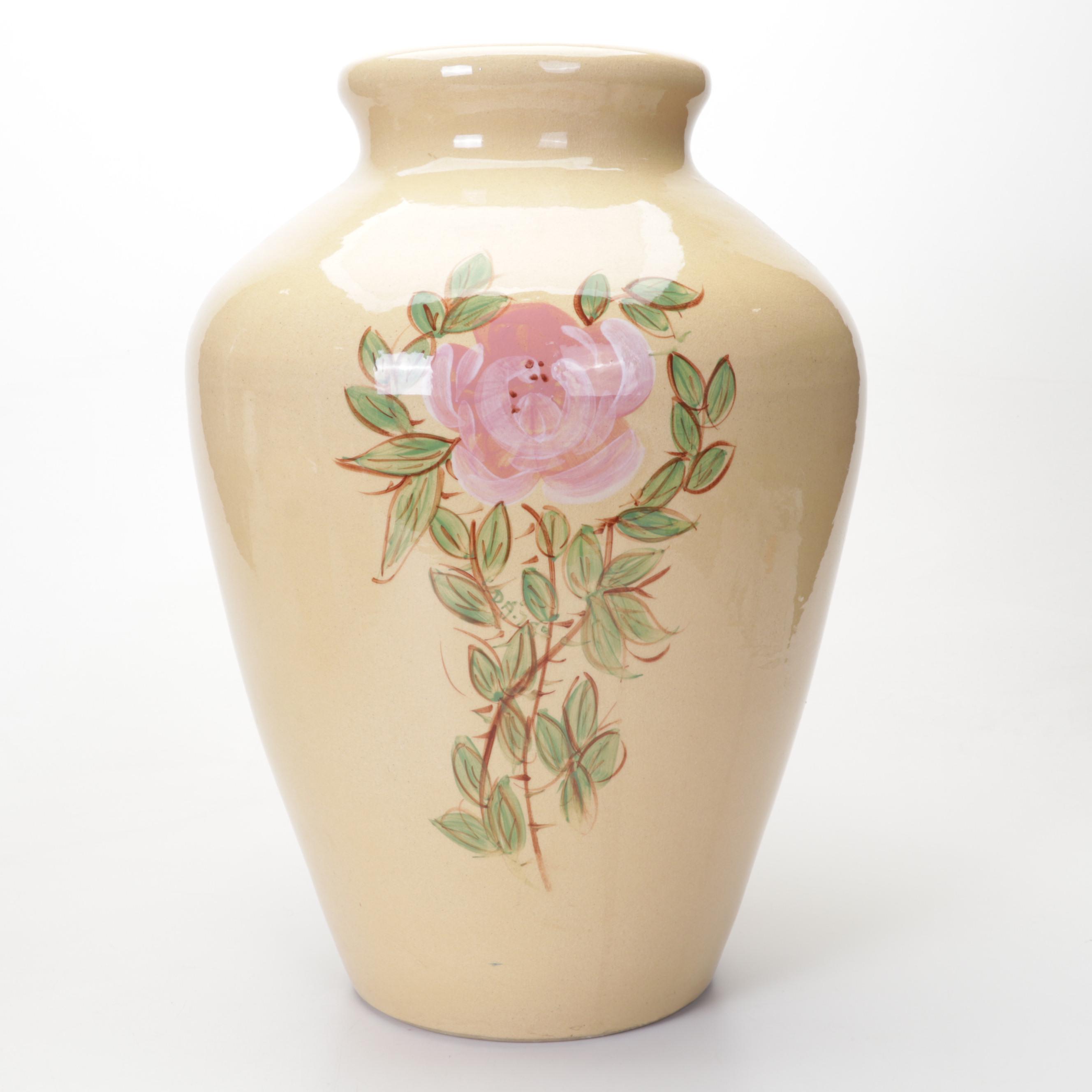 Dorothy Archer for Robinson Ramsbottom Hand-Painted Pottery Vases, 1970s