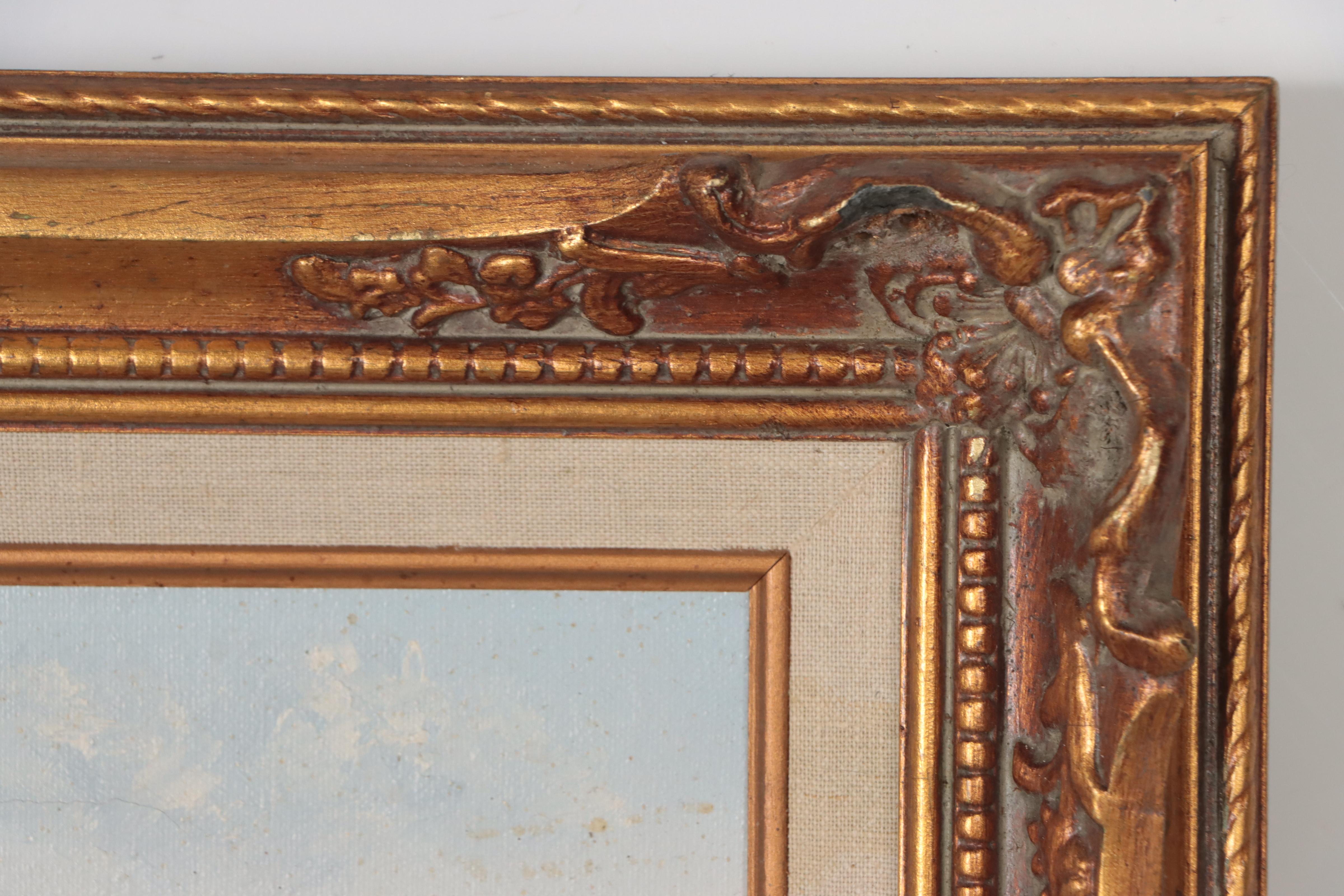 Marie Charley Impressionist Style Coastal Landscape Oil Painting