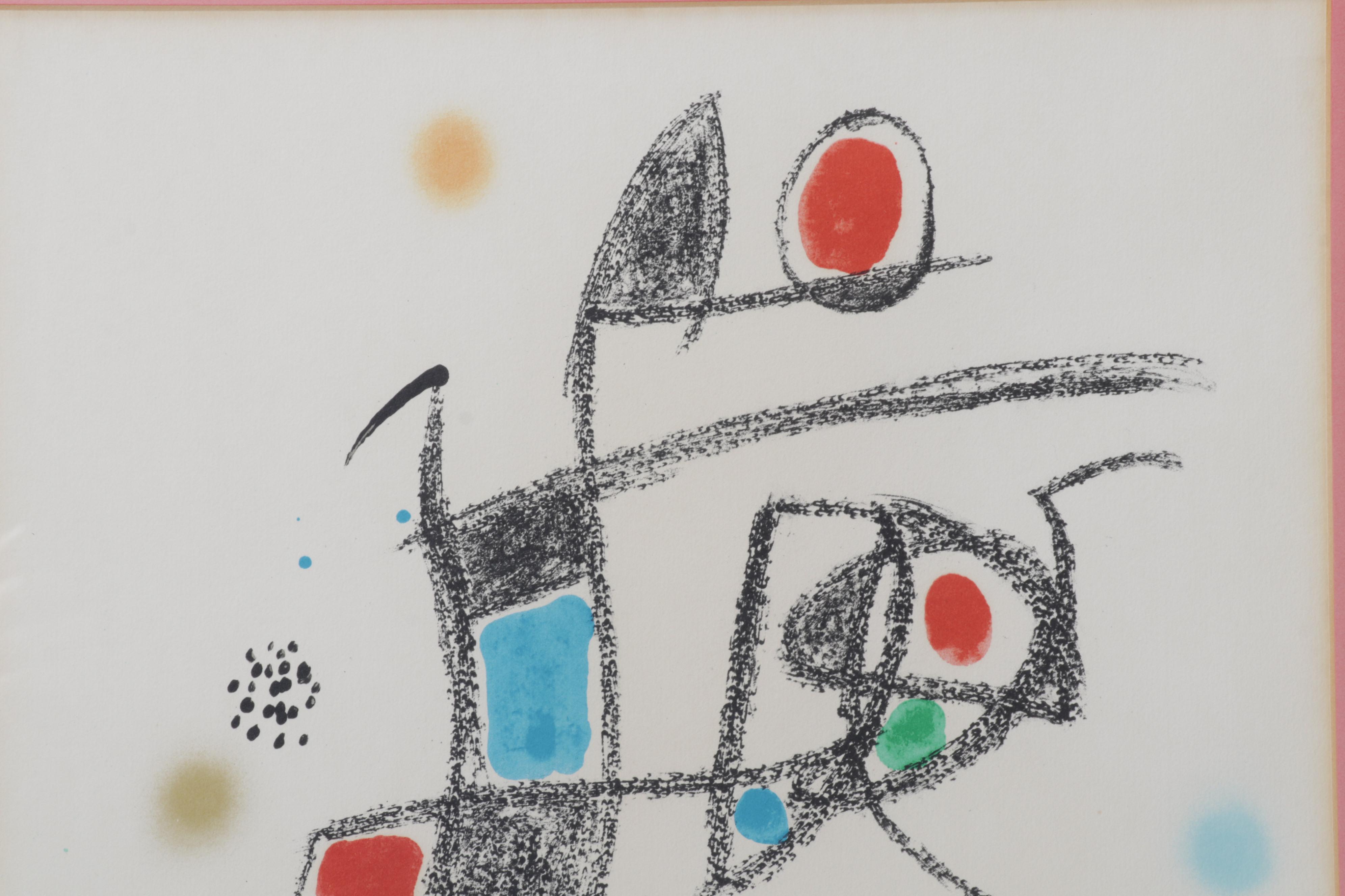 Joan Miró Color Lithograph "Dragonfly," Circa 1975