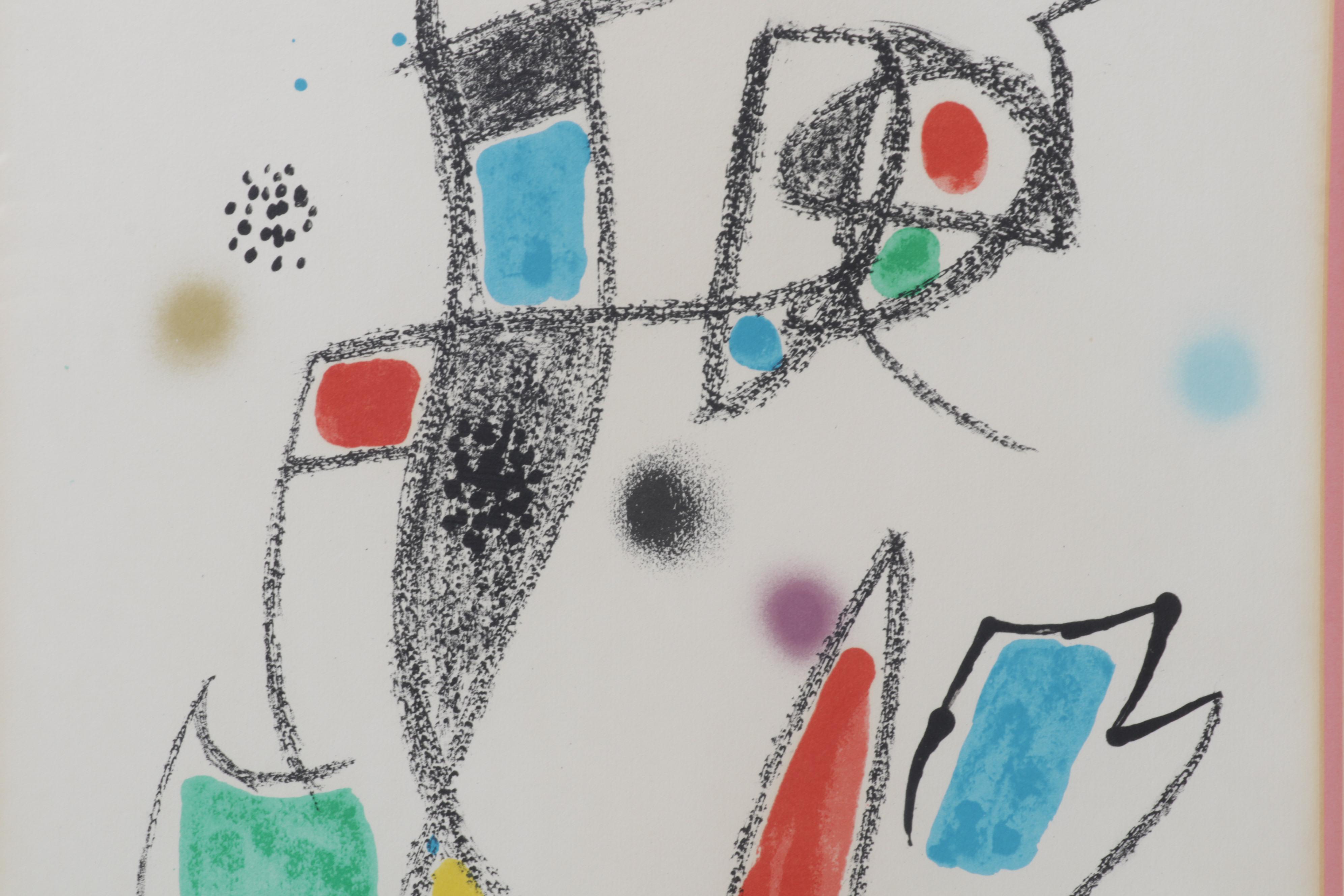 Joan Miró Color Lithograph "Dragonfly," Circa 1975