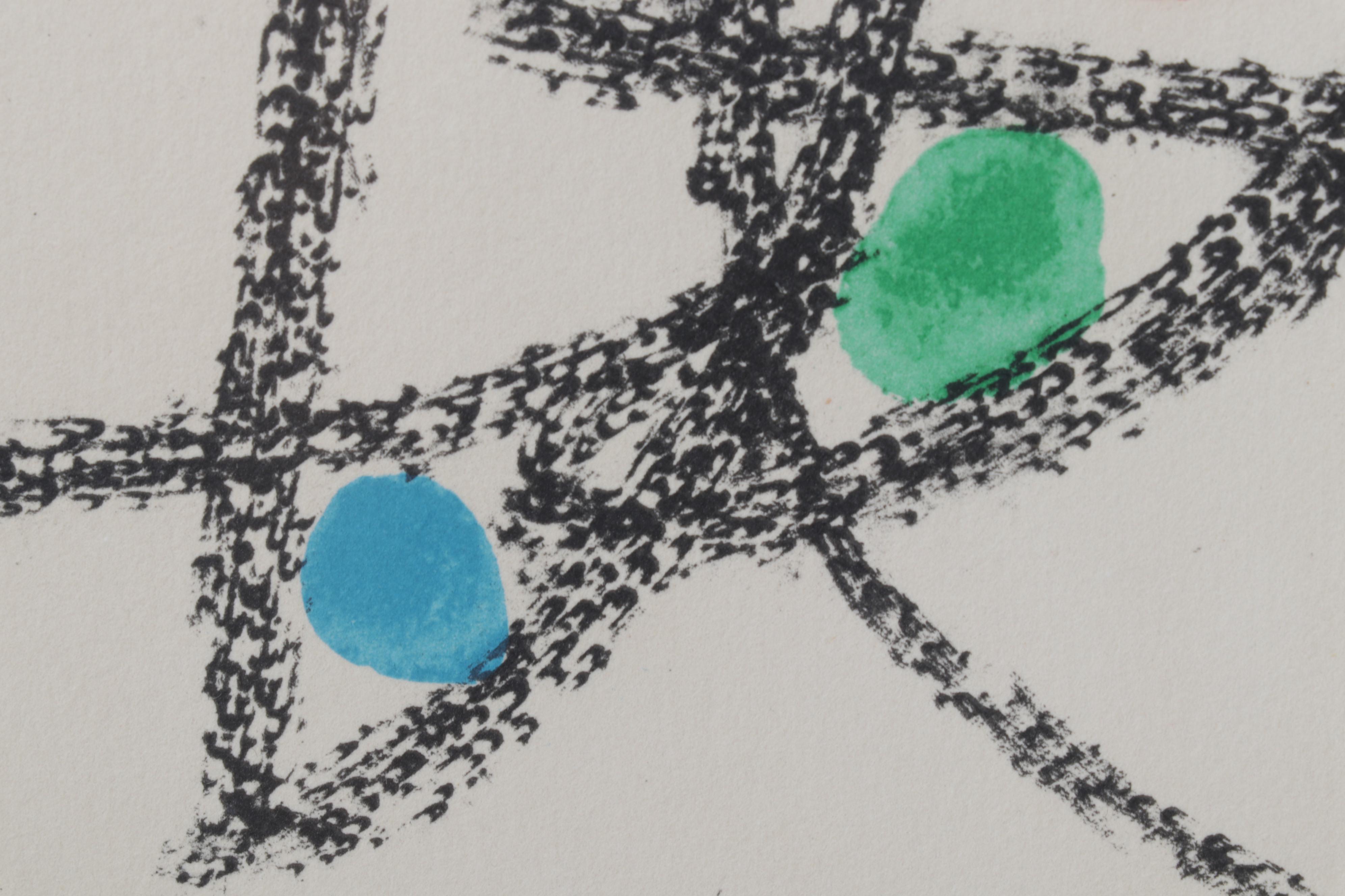 Joan Miró Color Lithograph "Dragonfly," Circa 1975