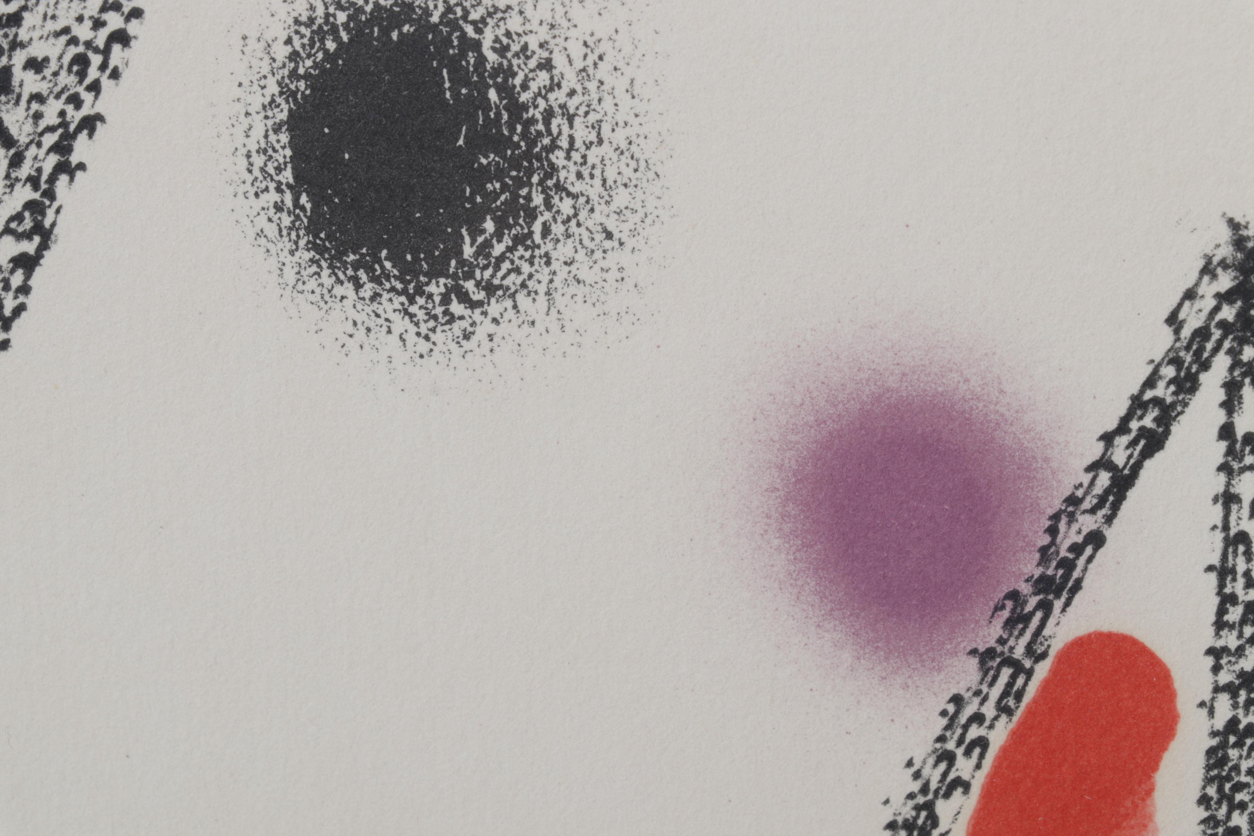 Joan Miró Color Lithograph "Dragonfly," Circa 1975