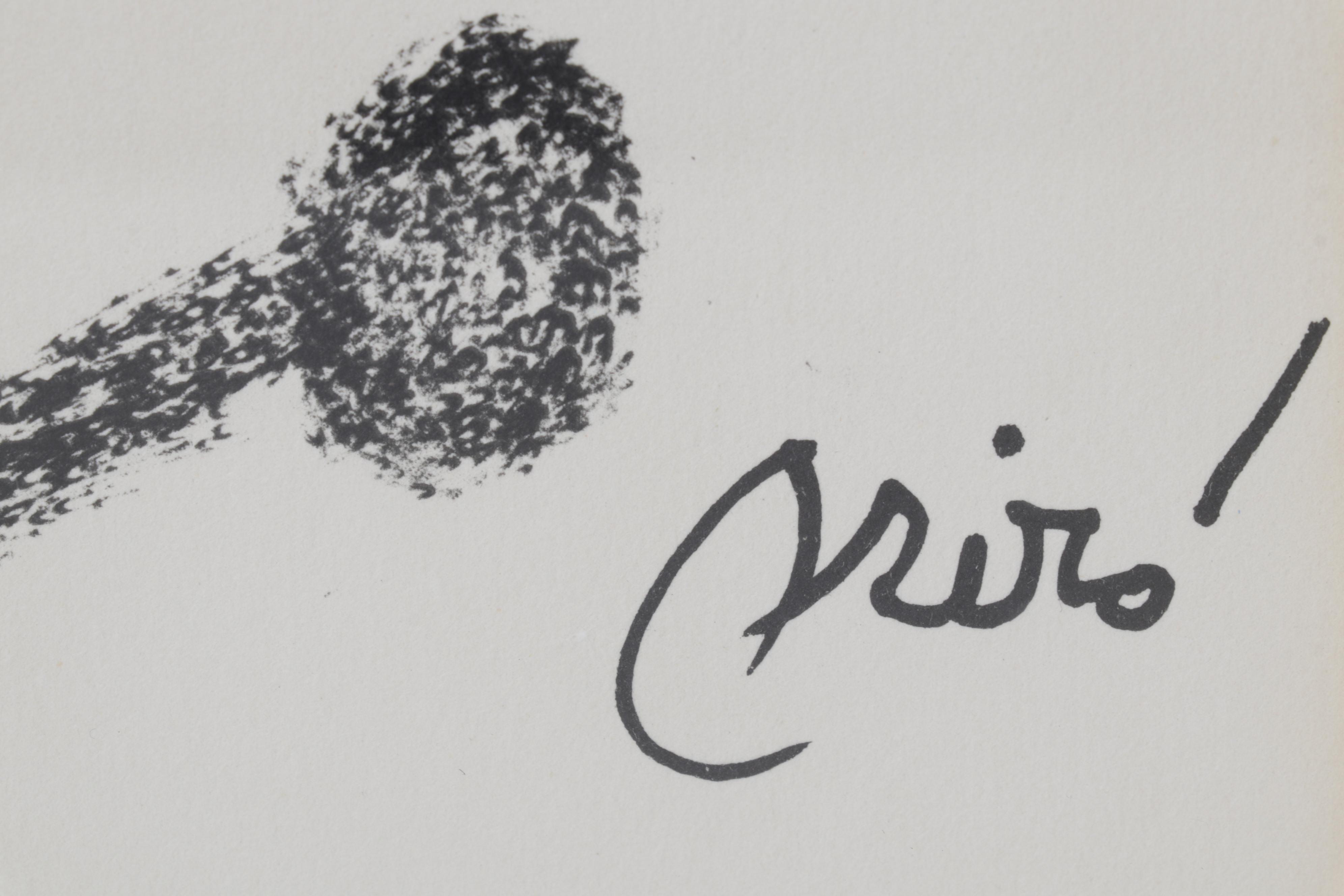 Joan Miró Color Lithograph "Dragonfly," Circa 1975