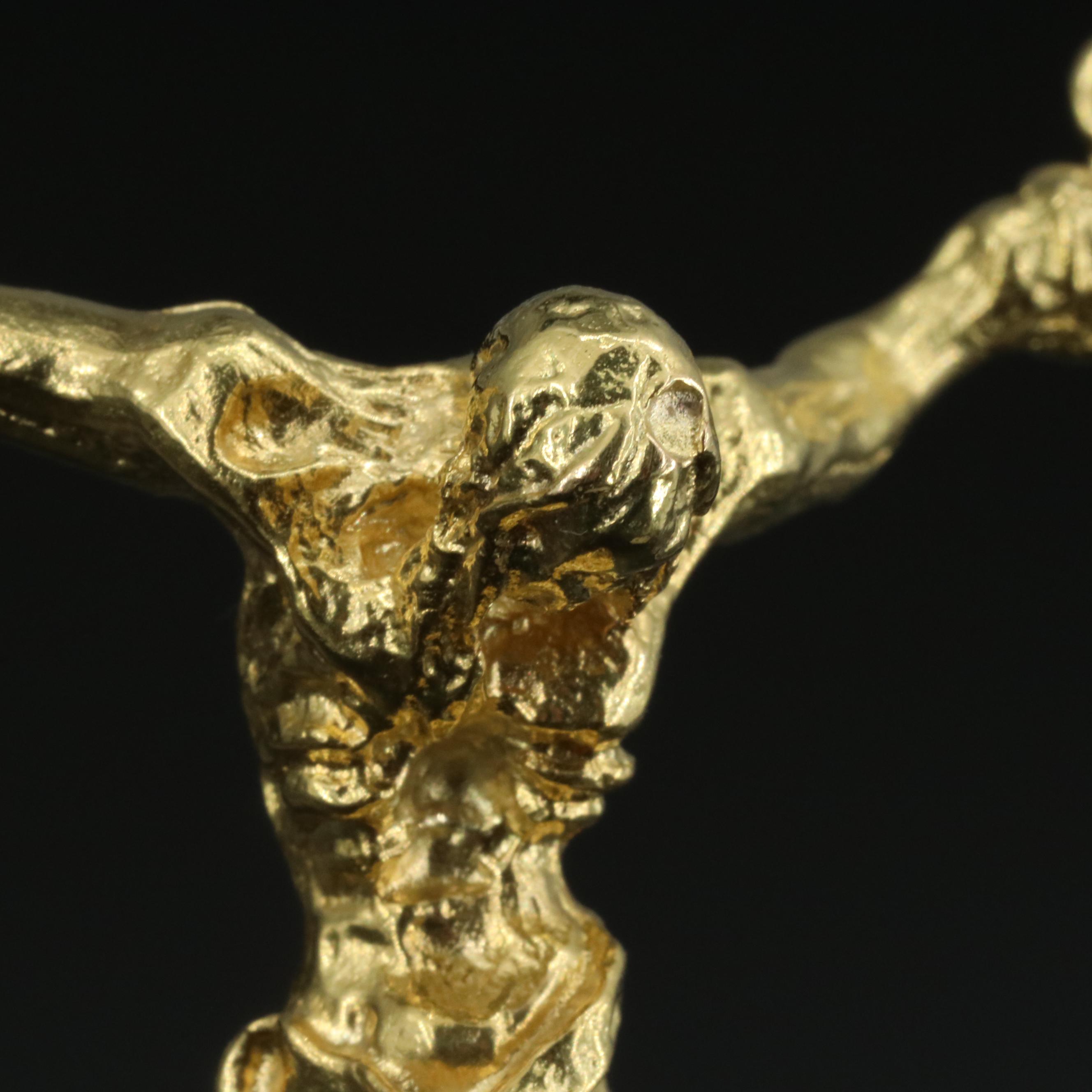 Salvador Dali "Christo De San Juan De Le Cruz" 18K Necklace