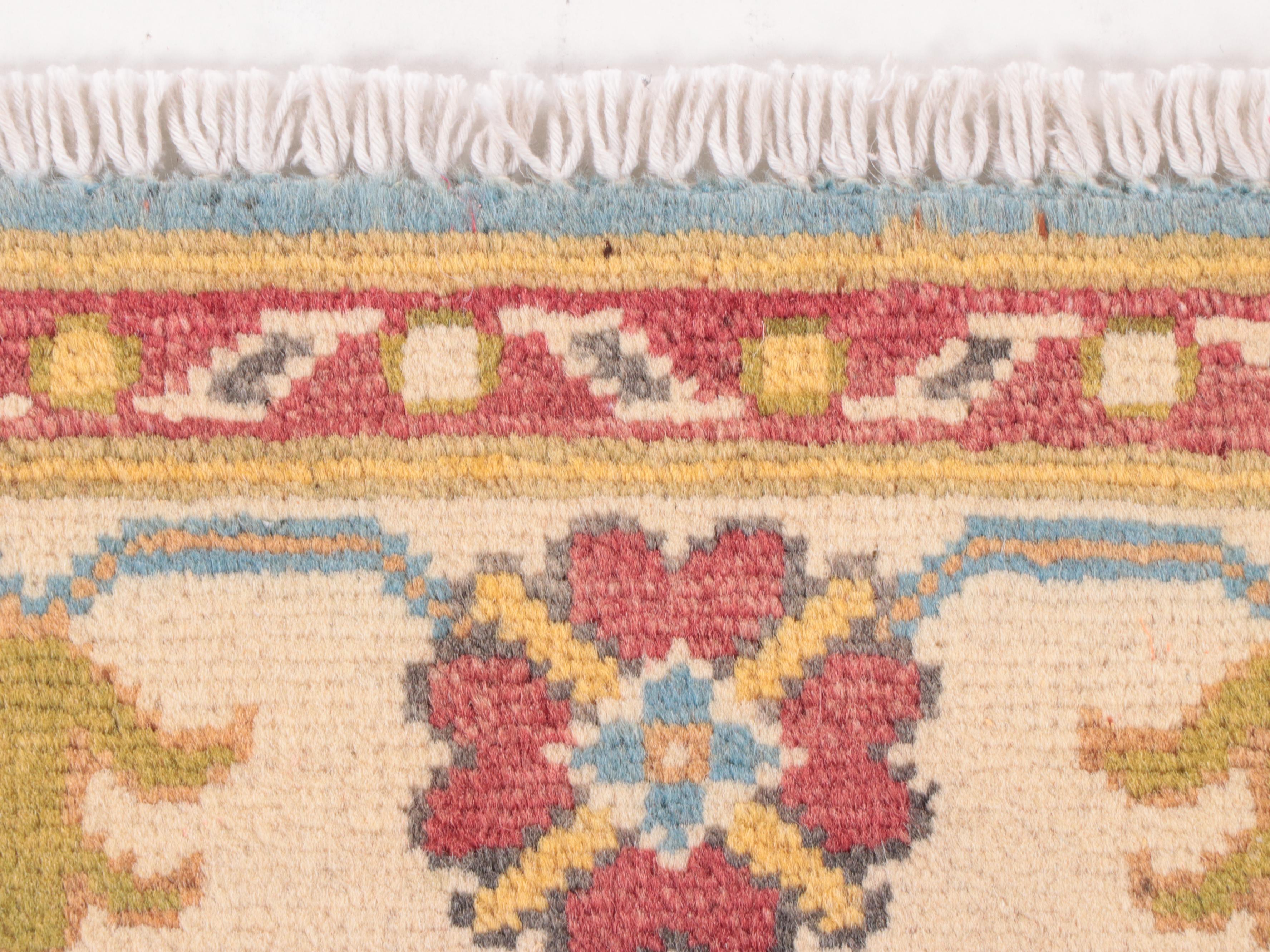 3'3 x 4'8 Hand-Knotted Pakistani Kazak Area Rug