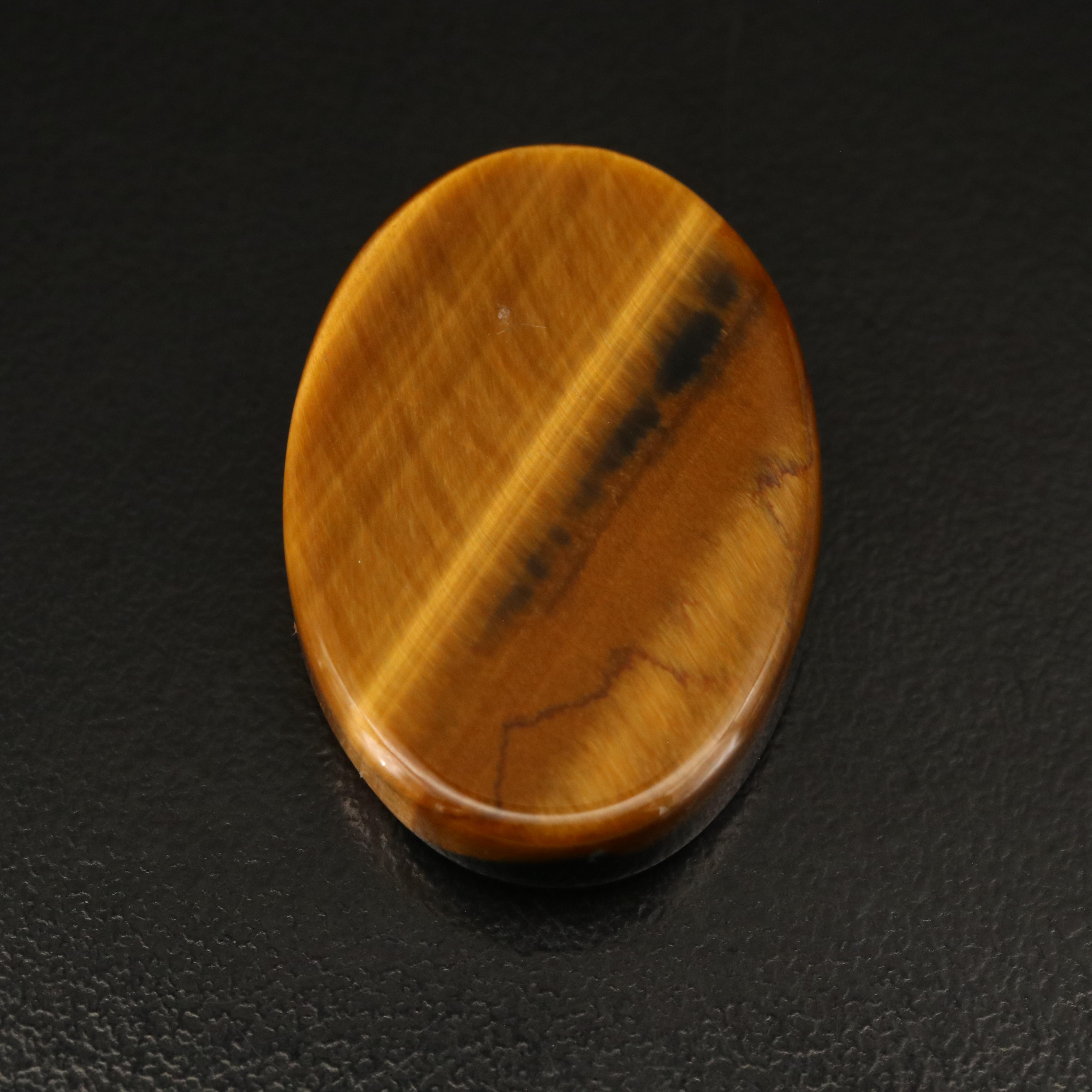 Loose Oval Tiger's Eye Tablet