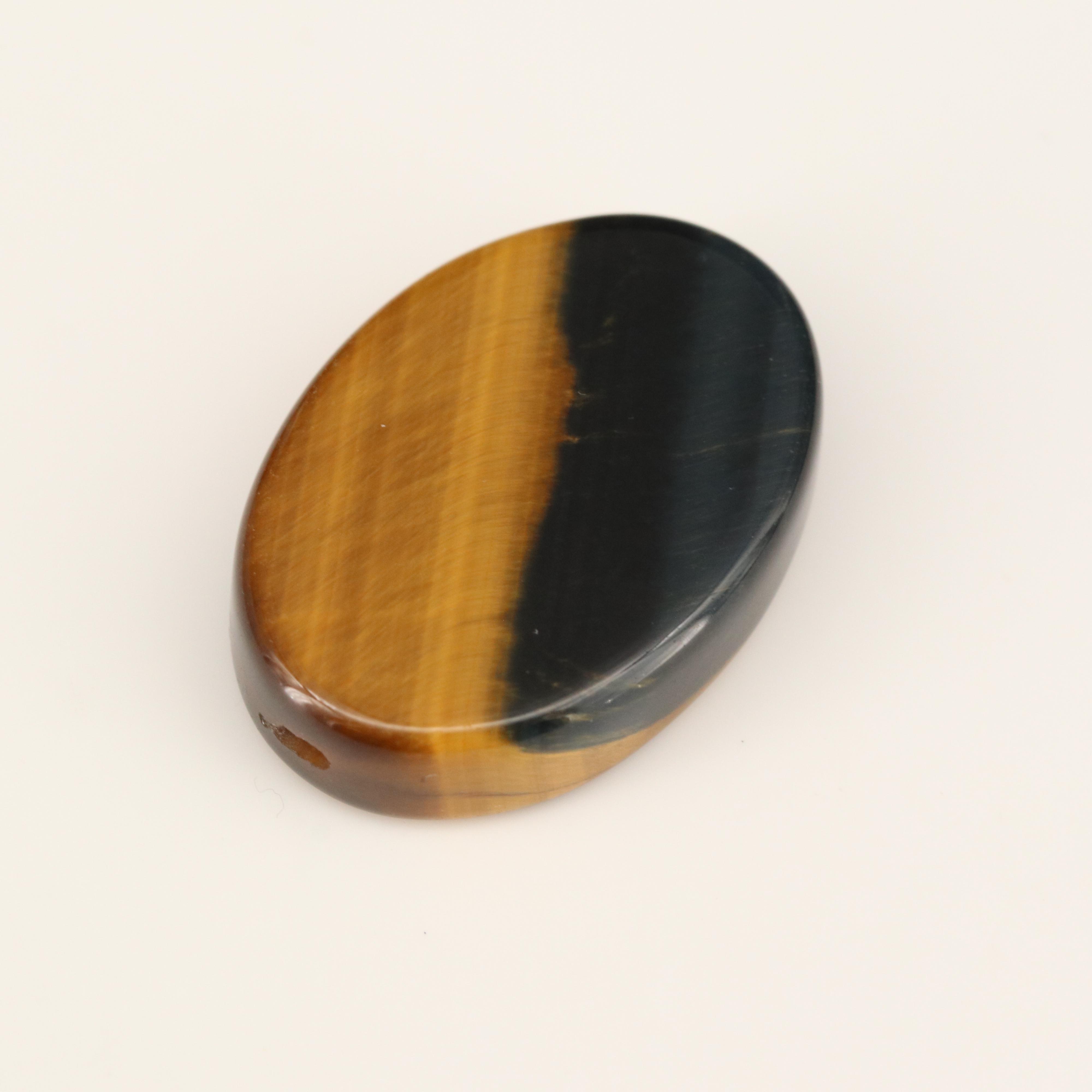 Loose Oval Tiger's Eye Tablet