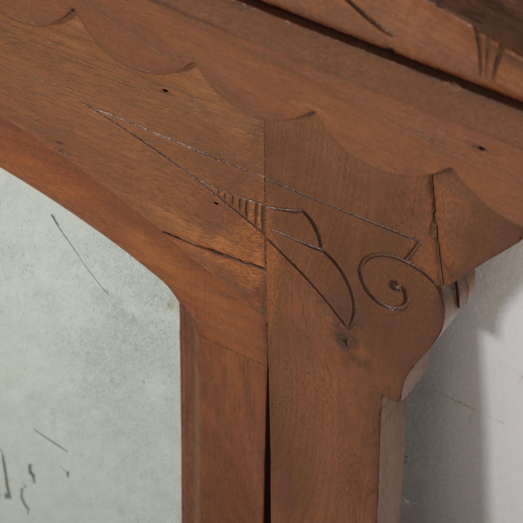 Victorian Walnut Dresser with Marble Insert Top, Late 19th to Early 20th Century