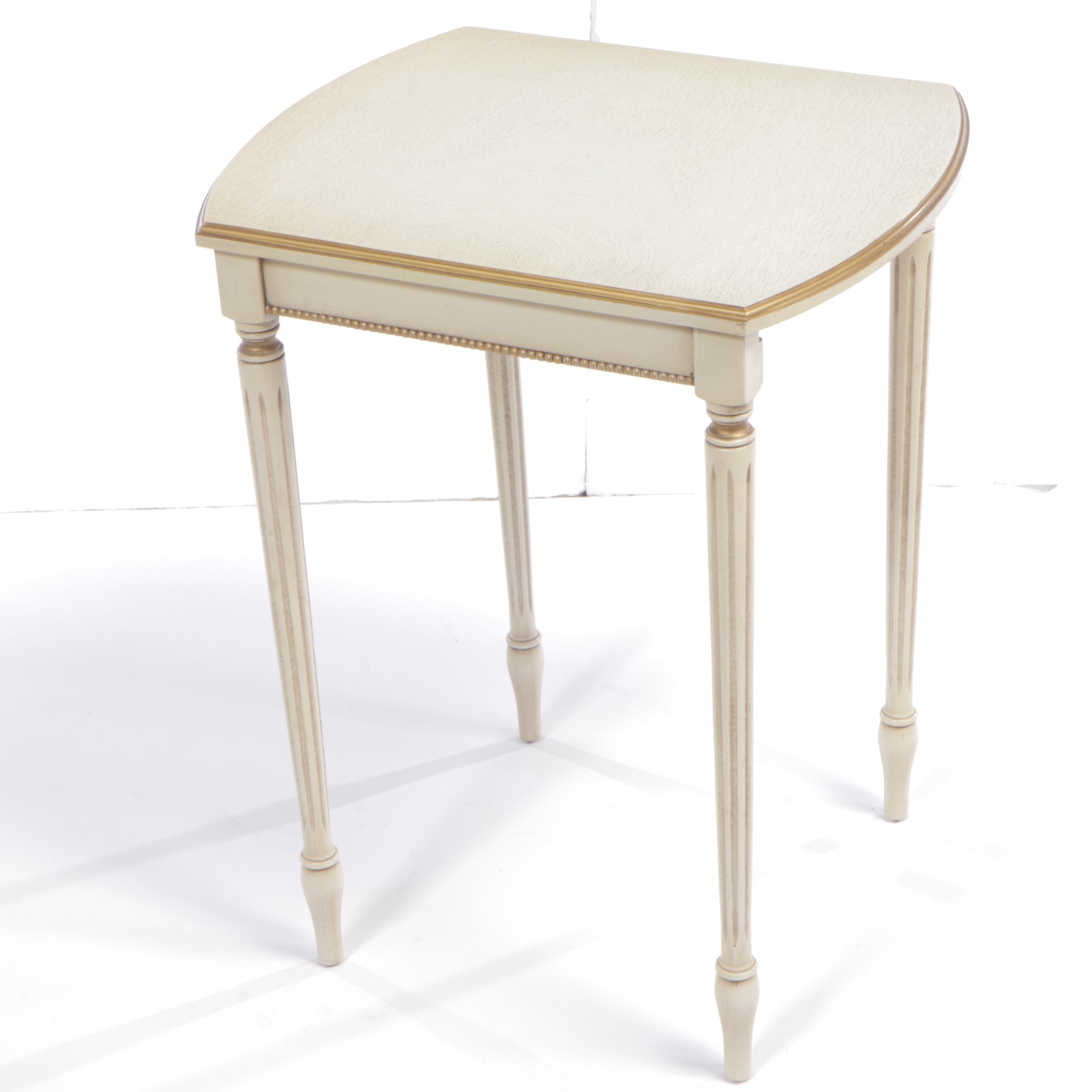 Three Imperial Classical Style Paint-Decorated and Parcel-Gilt Nesting Tables