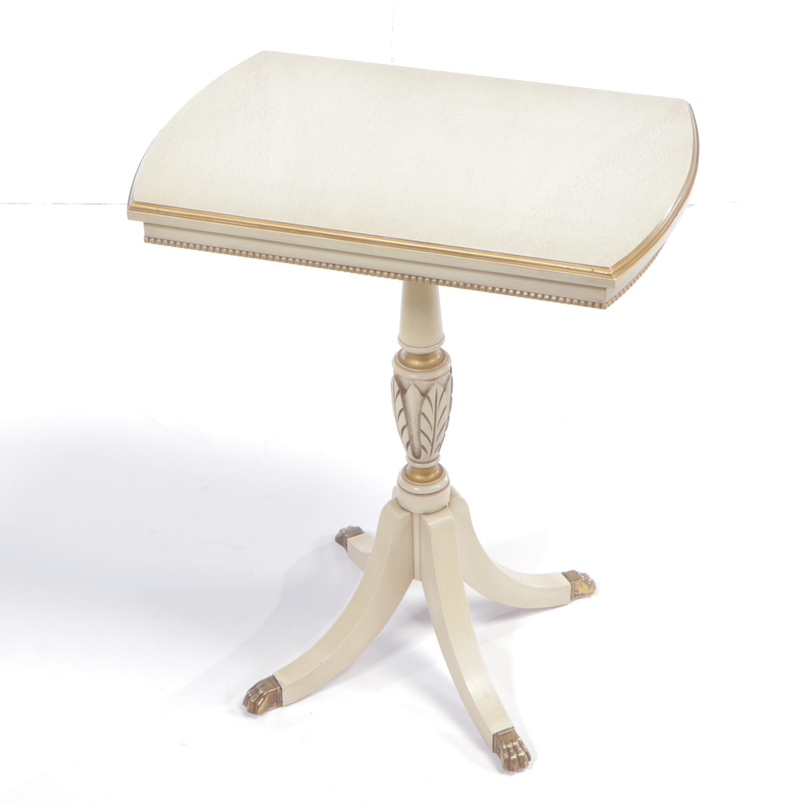 Three Imperial Classical Style Paint-Decorated and Parcel-Gilt Nesting Tables