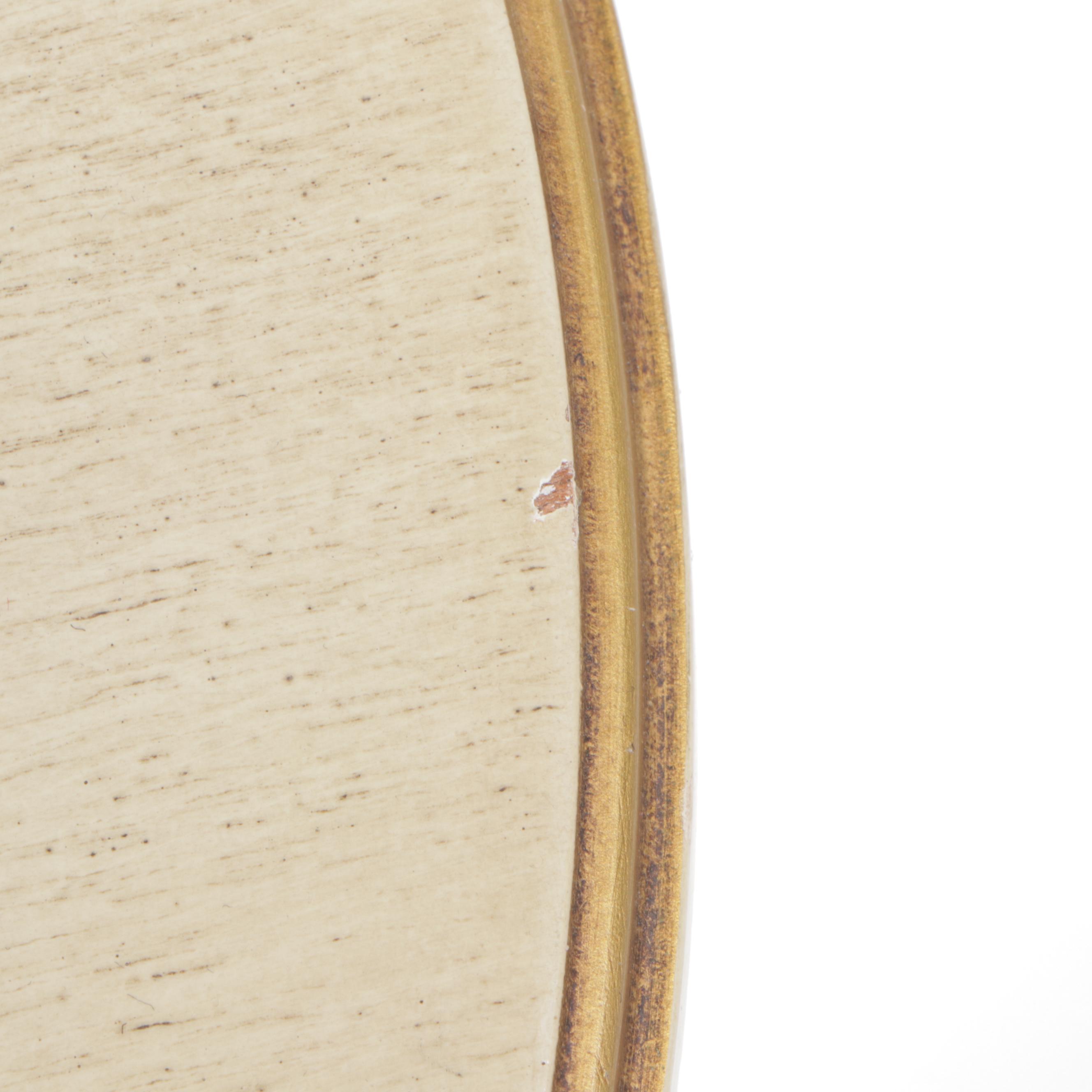 Three Imperial Classical Style Paint-Decorated and Parcel-Gilt Nesting Tables