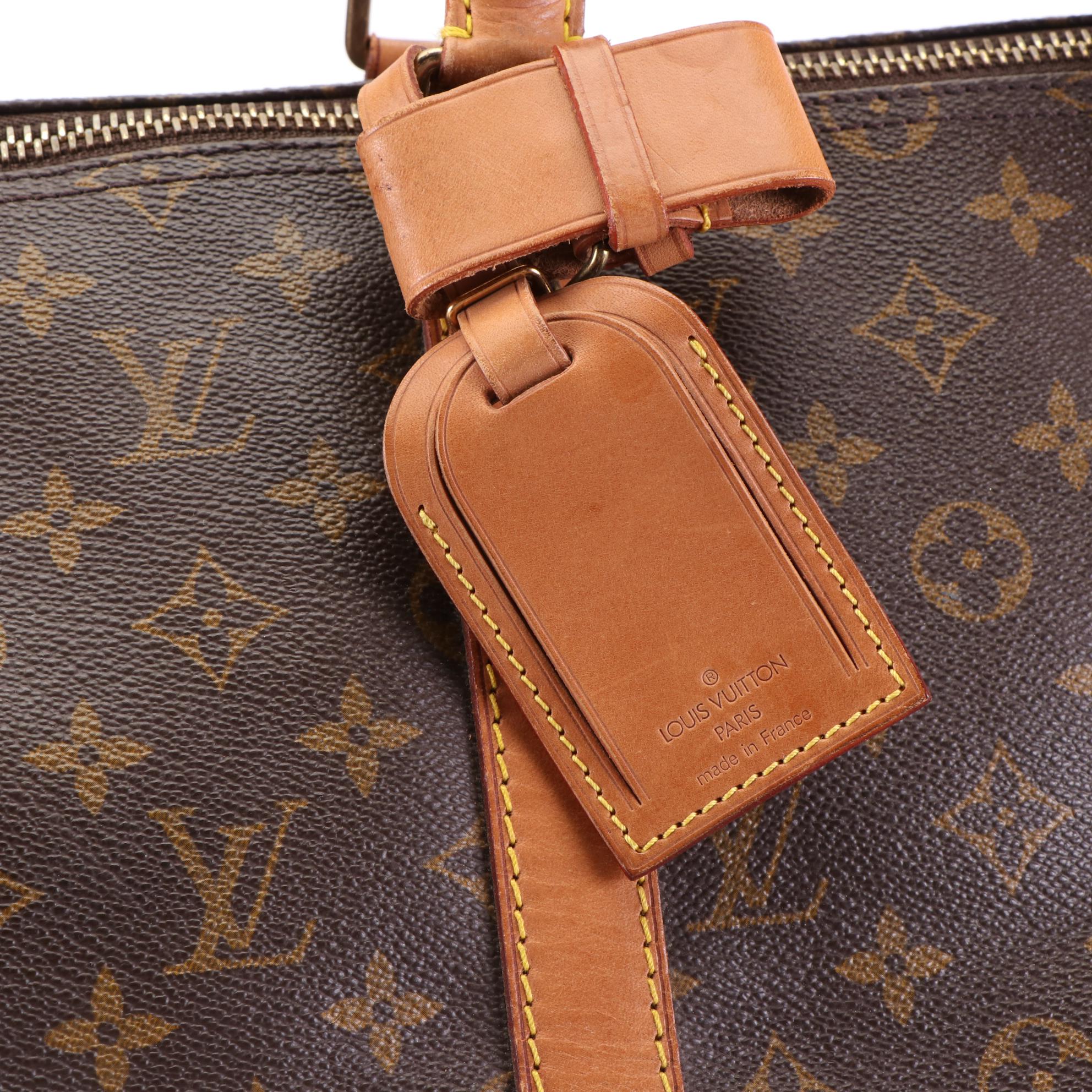 Louis Vuitton Keepall 50 in Monogram Canvas and Vachetta Leather