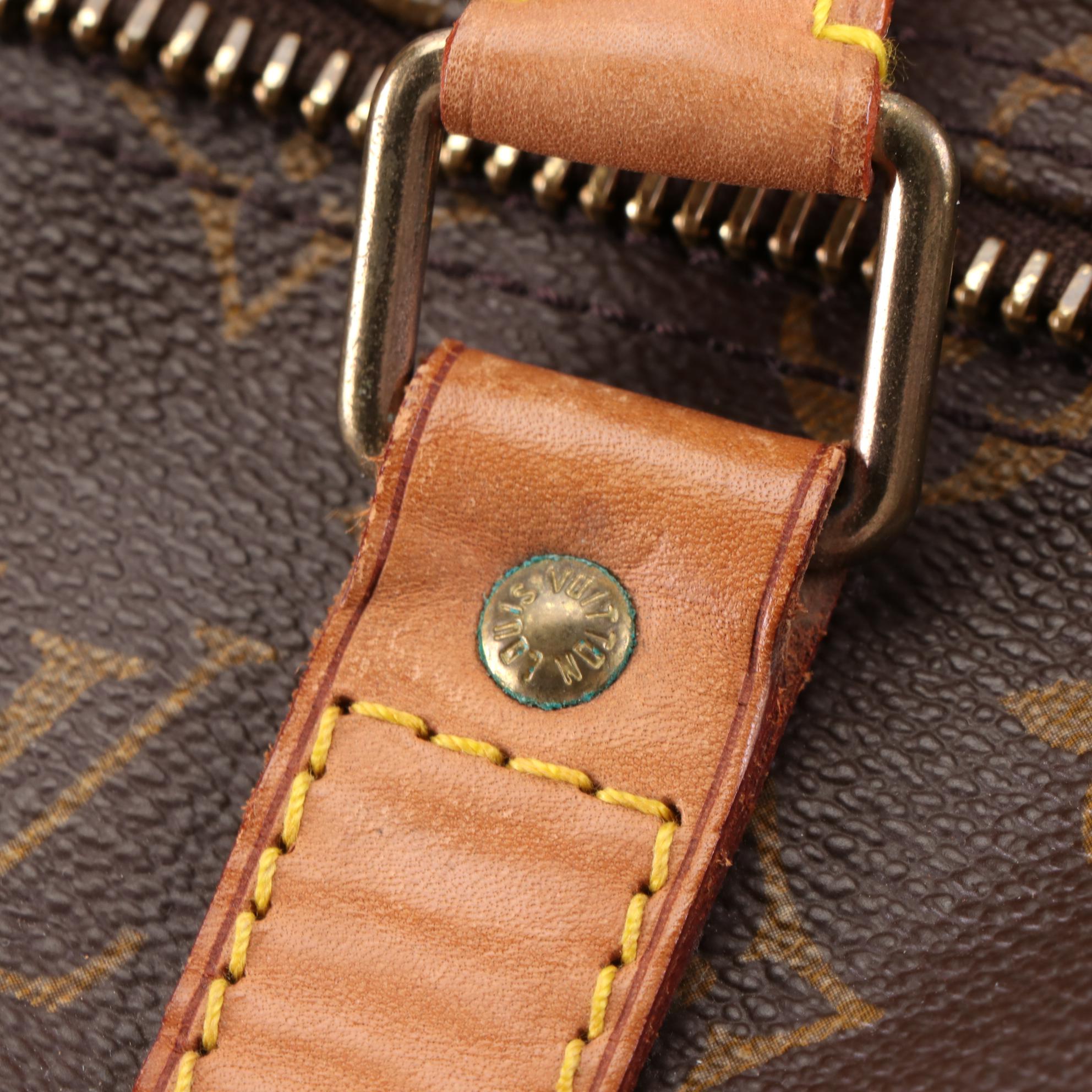 Louis Vuitton Keepall 50 in Monogram Canvas and Vachetta Leather