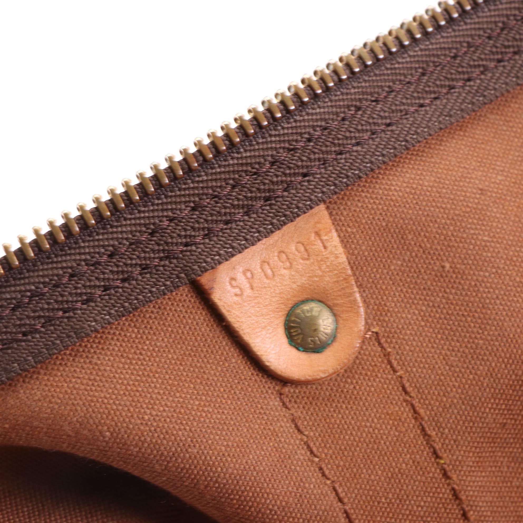 Louis Vuitton Keepall 50 in Monogram Canvas and Vachetta Leather