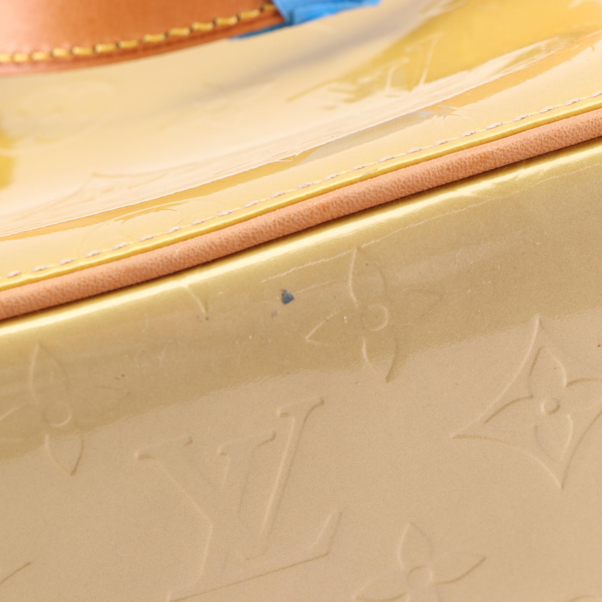 Louis Vuitton Houston Tote in Monogram Vernis and Vachetta Leather