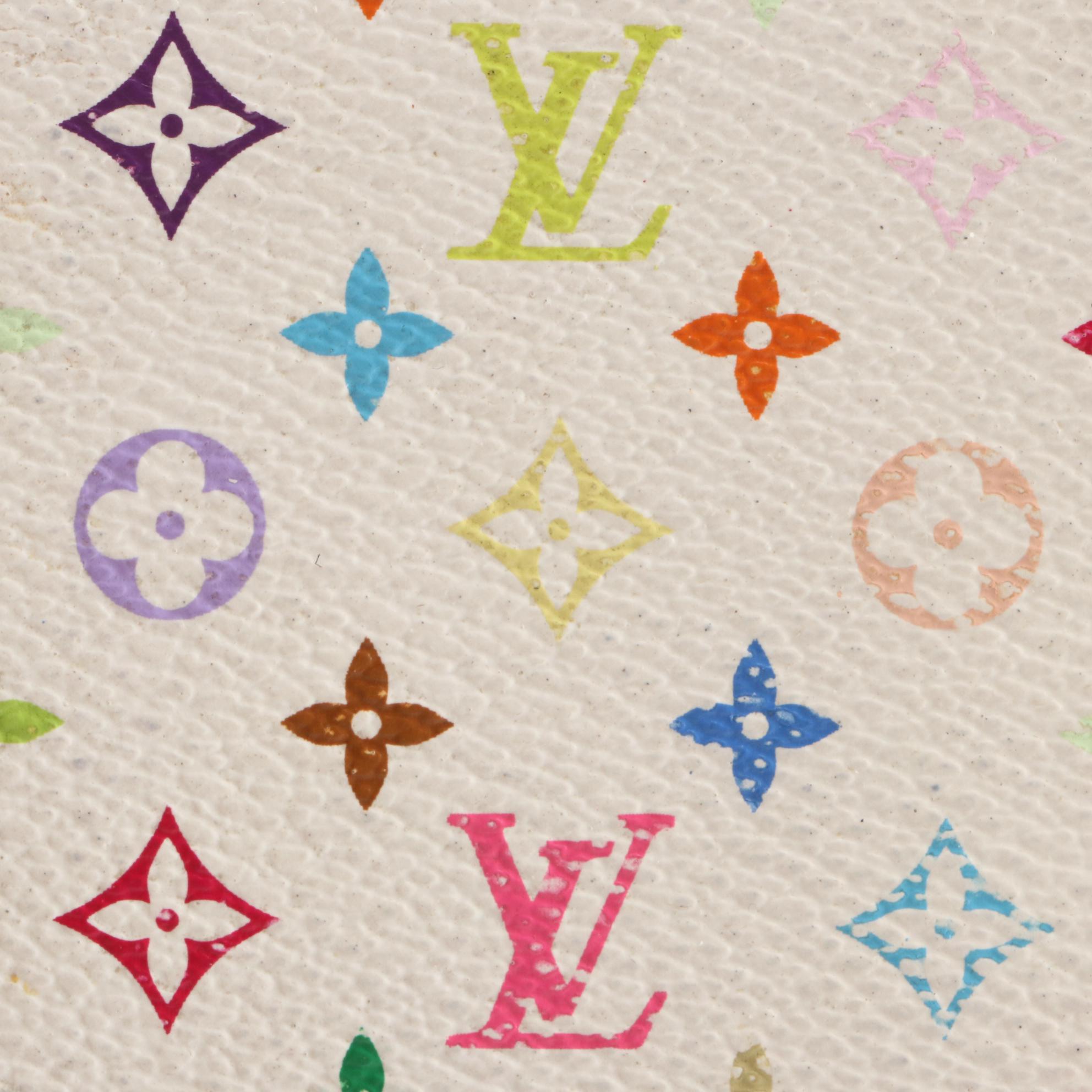 Louis Vuitton x Murakami Zippy Wallet in Multicolore Monogram Canvas