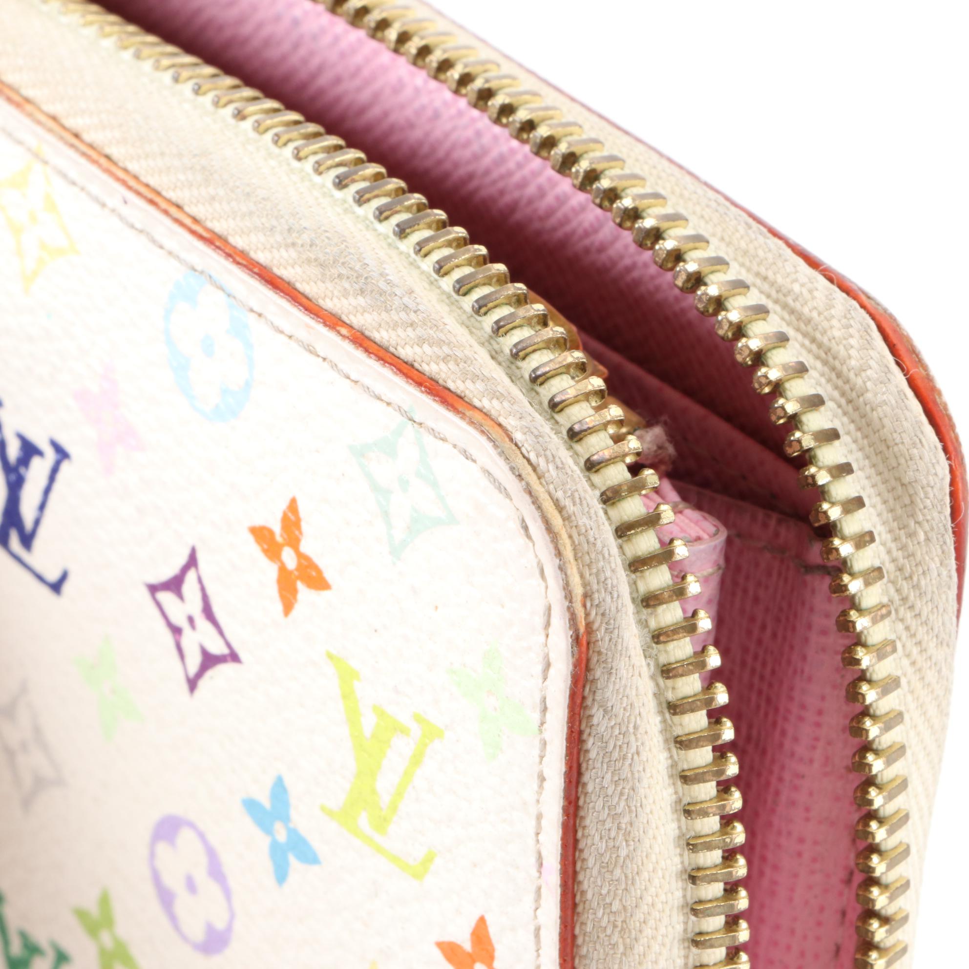Louis Vuitton x Murakami Zippy Wallet in Multicolore Monogram Canvas