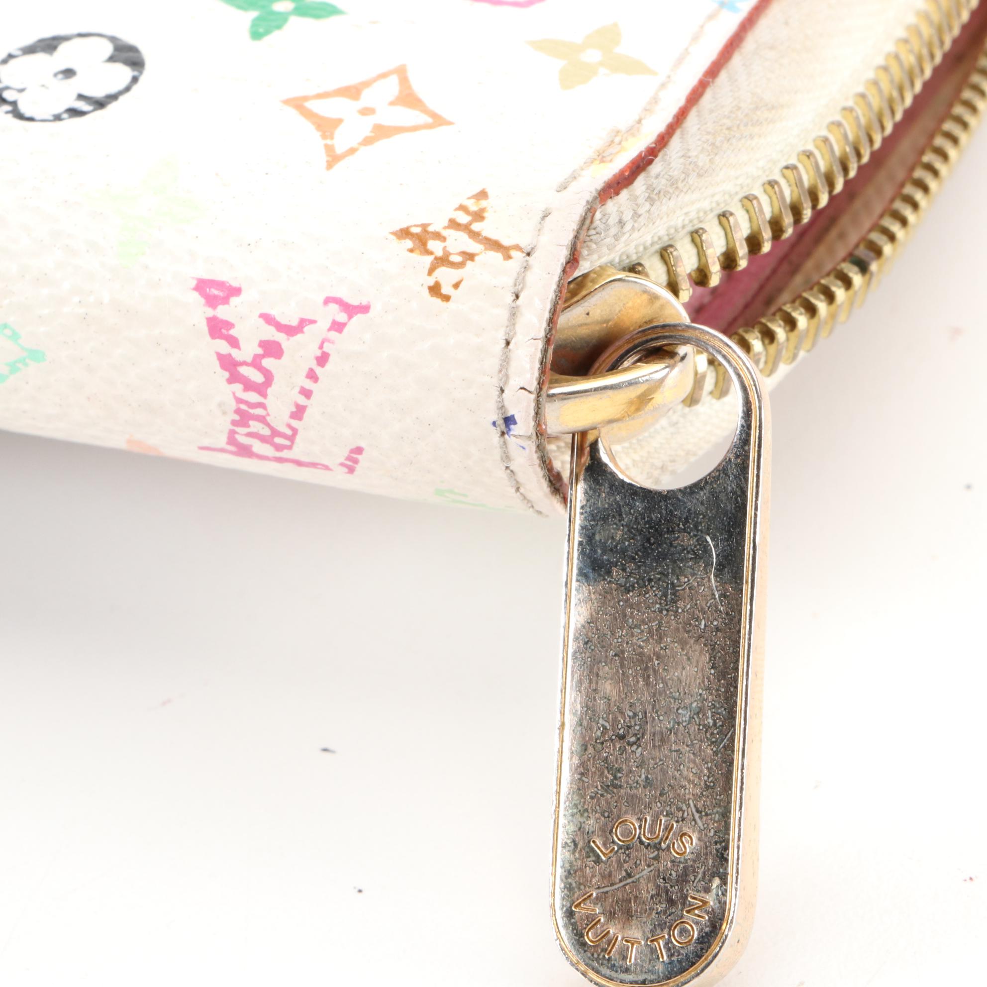 Louis Vuitton x Murakami Zippy Wallet in Multicolore Monogram Canvas