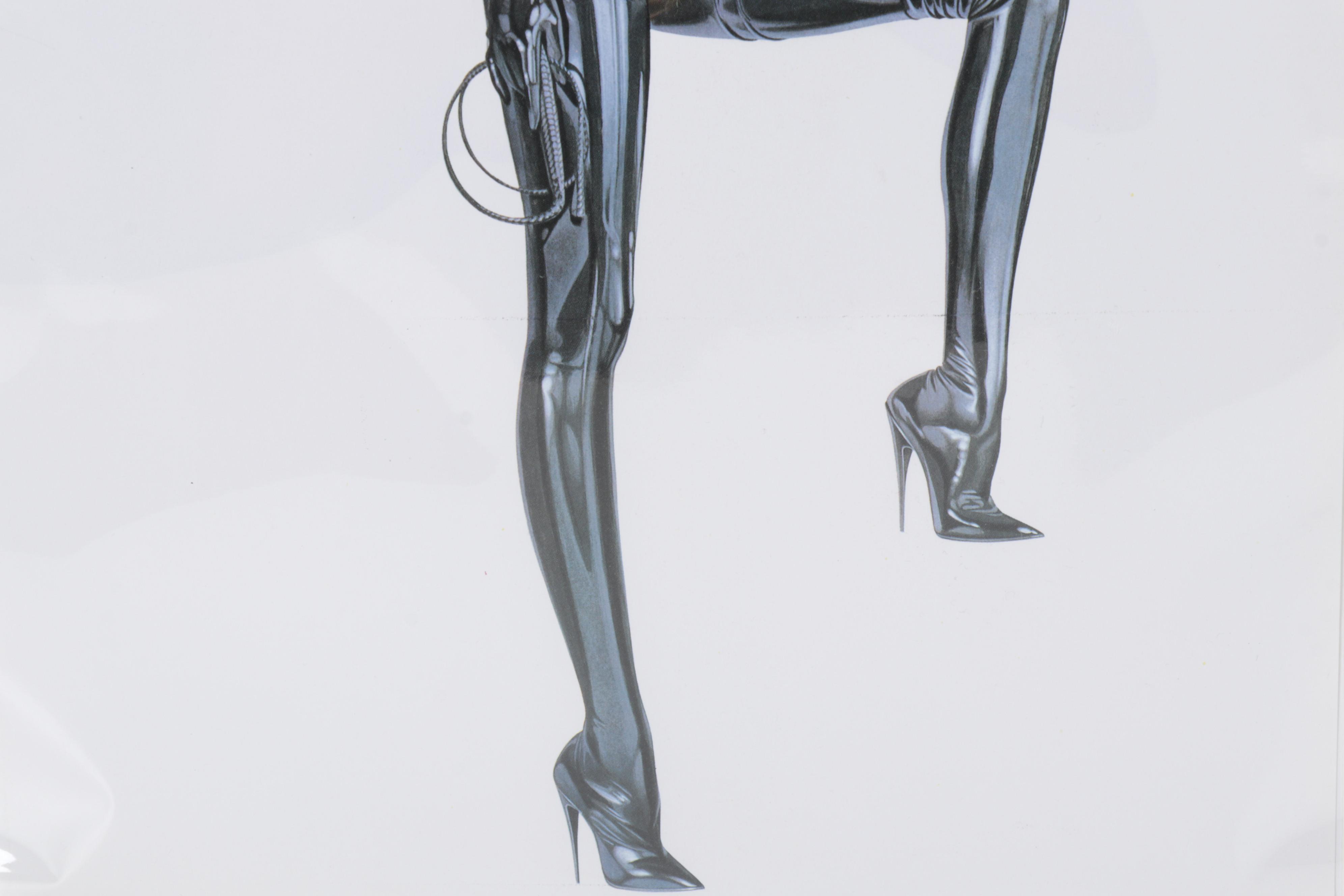 Sorayama Hajime Cheesecake Portrait Offset Lithograph From "Pin-Up," 2000
