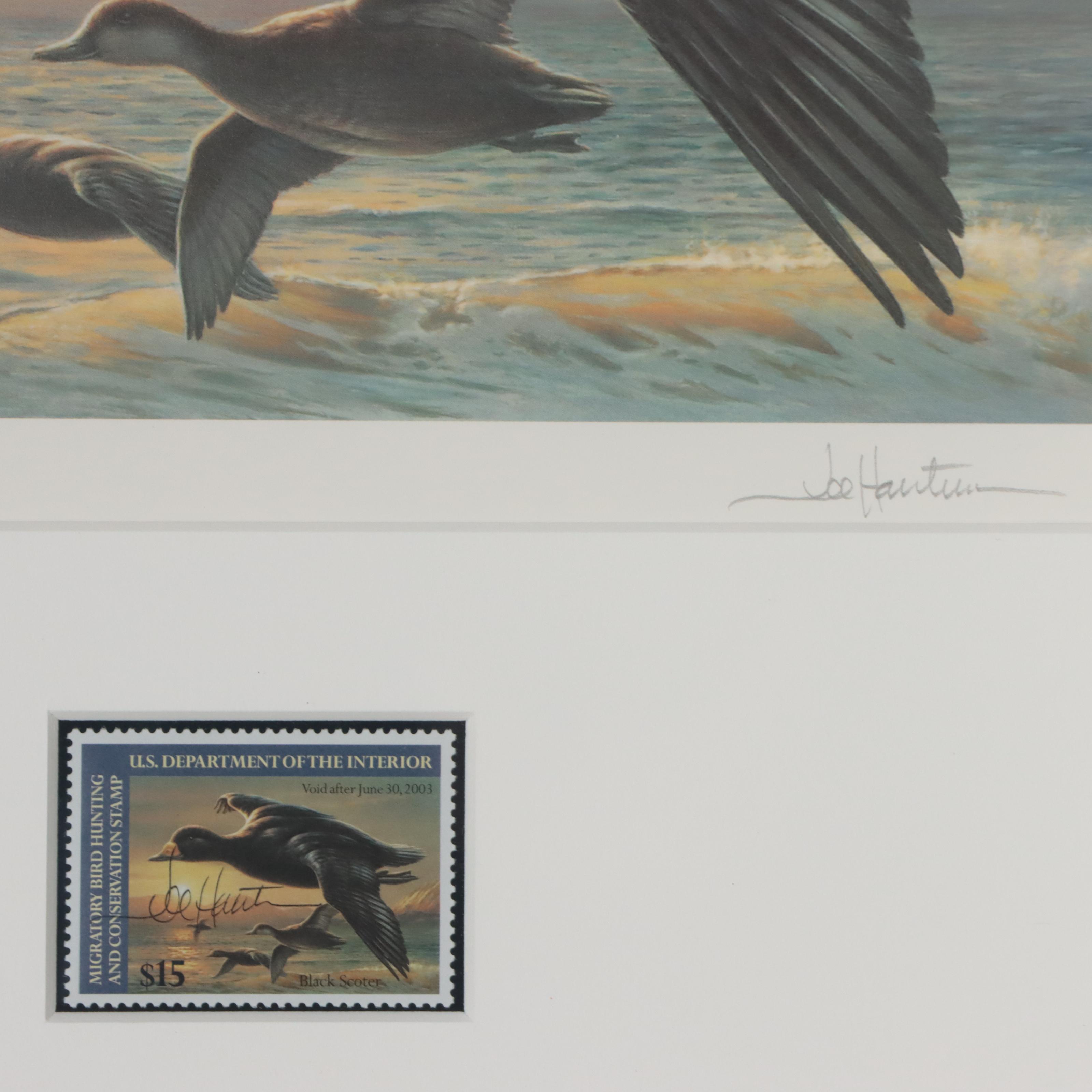 Waterfowl Themed Offset Lithographs and Postage Stamps
