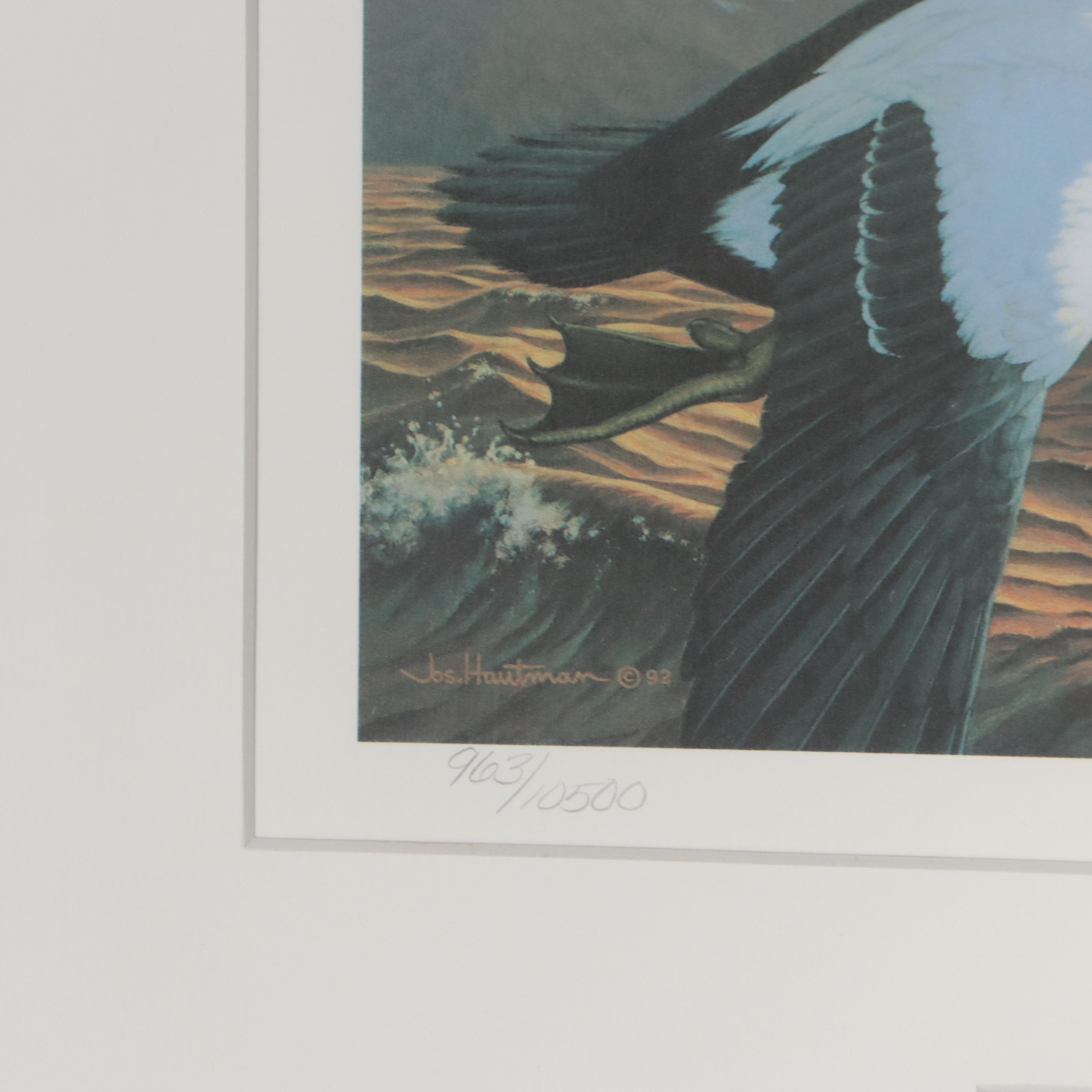 Waterfowl Themed Offset Lithographs and Postage Stamps