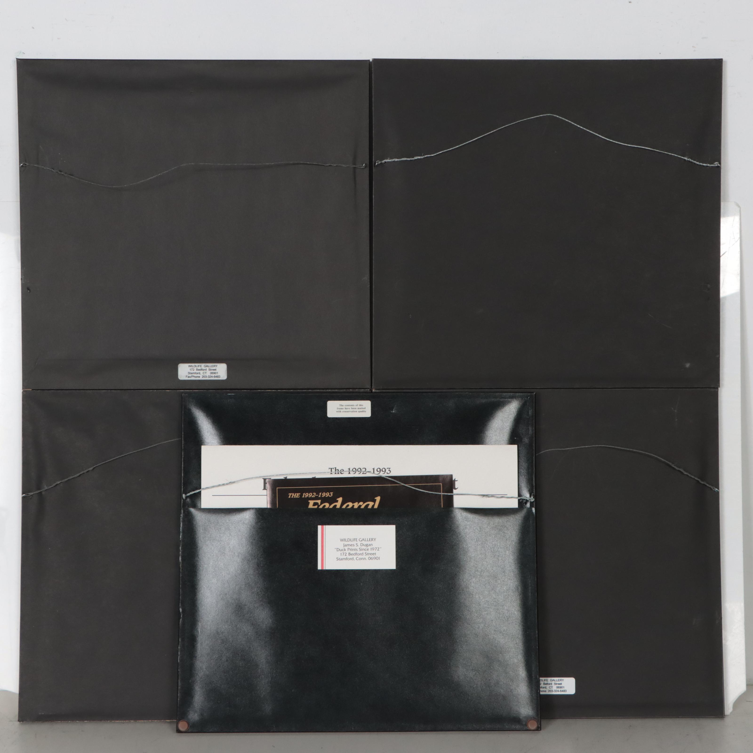 Waterfowl Themed Offset Lithographs and Postage Stamps