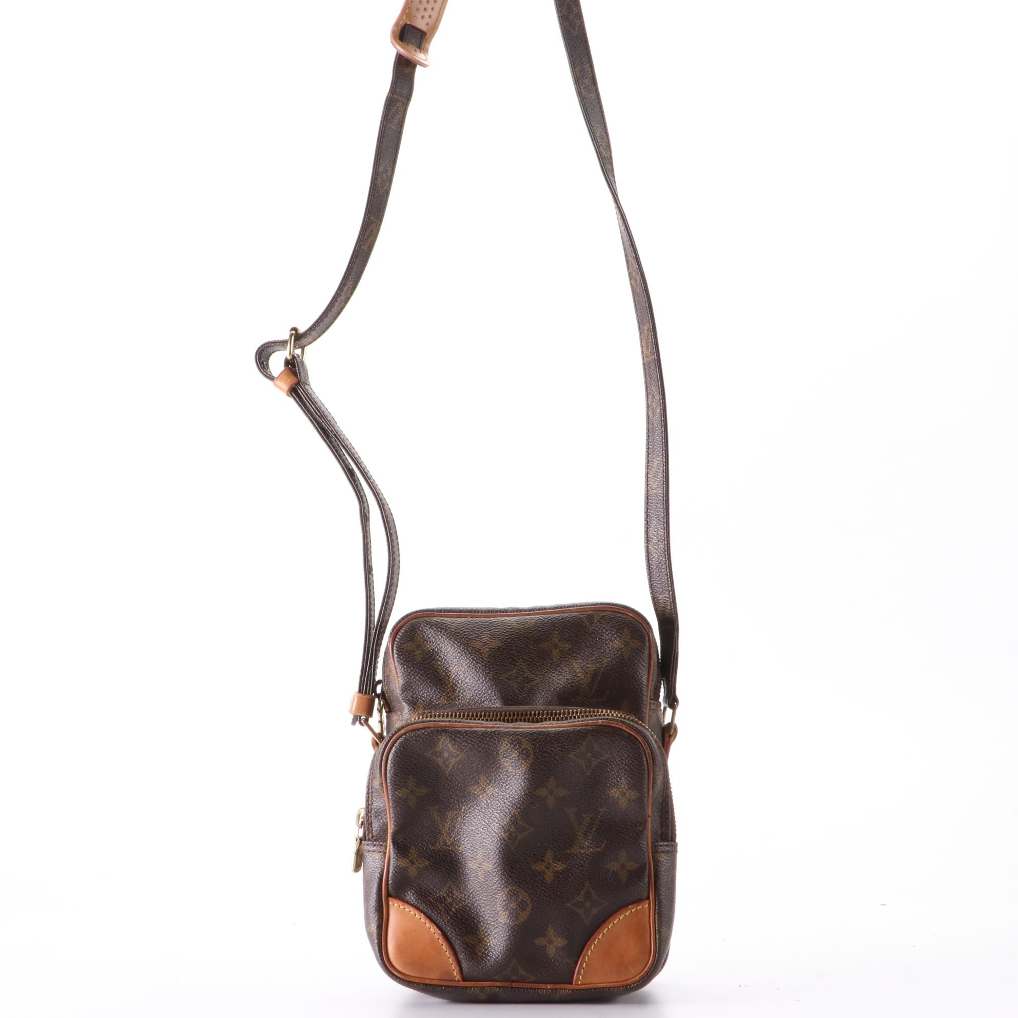 Louis Vuitton Amazone Crossbody Bag in Monogram Canvas and Vachetta Leather