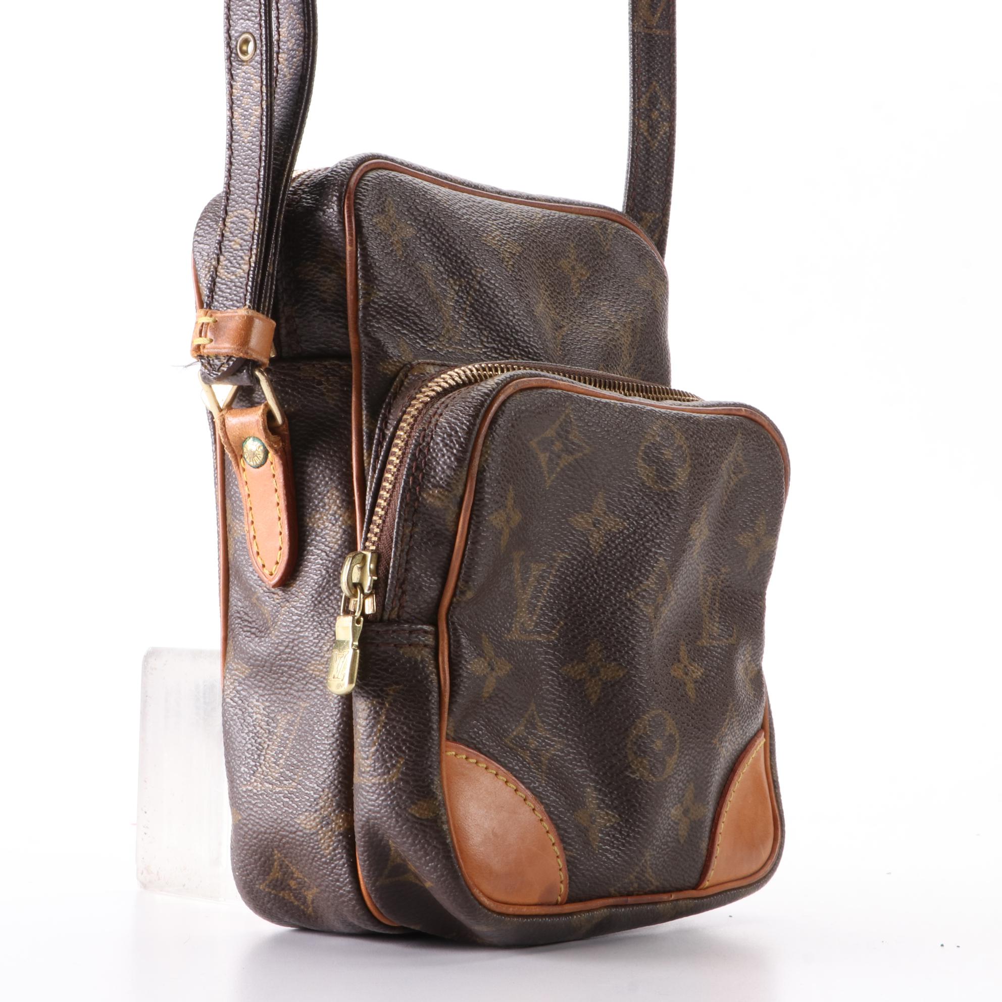 Louis Vuitton Amazone Crossbody Bag in Monogram Canvas and Vachetta Leather