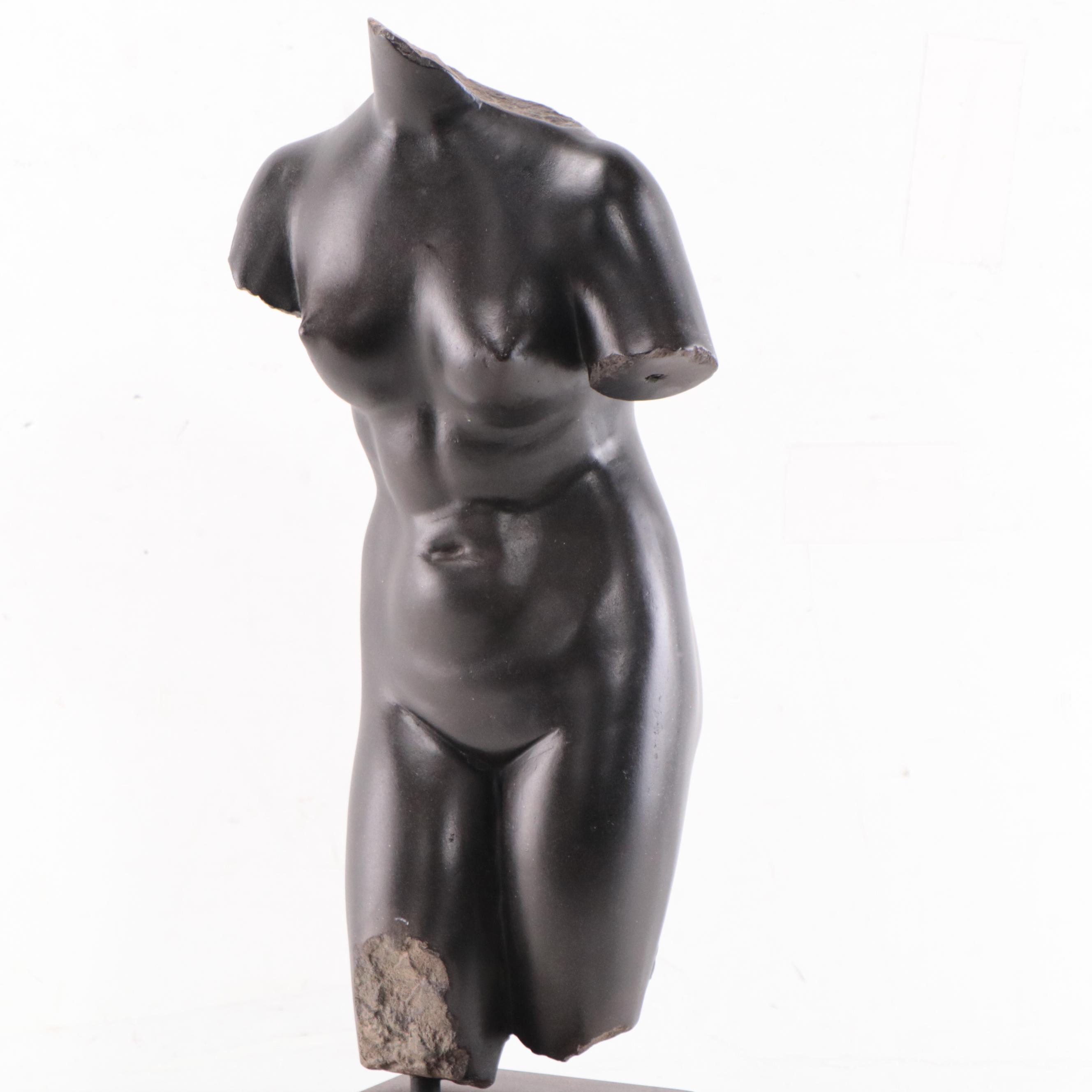 Fiberglass Sculpture After Torso of Aphrodite